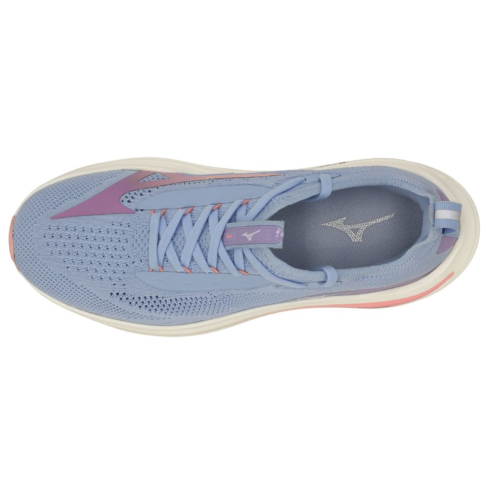 Tênis de Corrida Mizuno Neo Aura Knit Feminino Azul 2