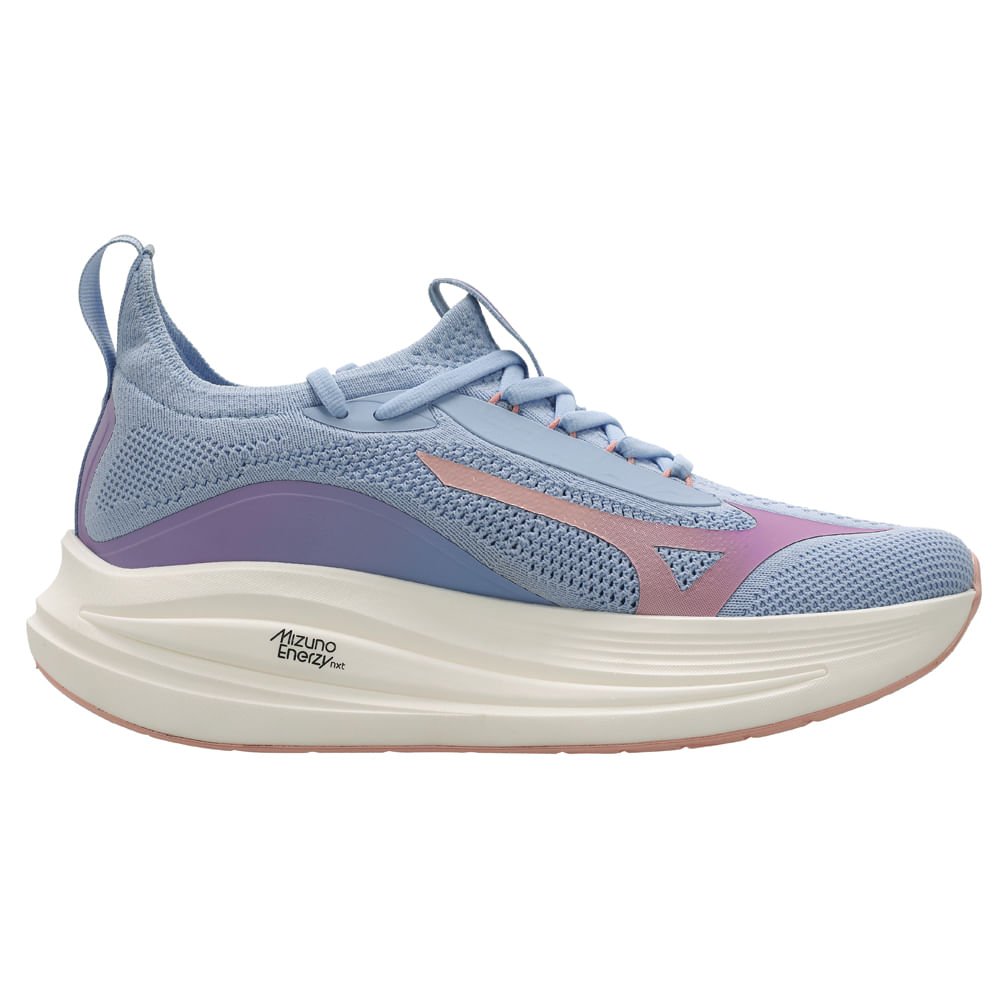 Tênis de Corrida Mizuno Neo Aura Knit Feminino Azul 4