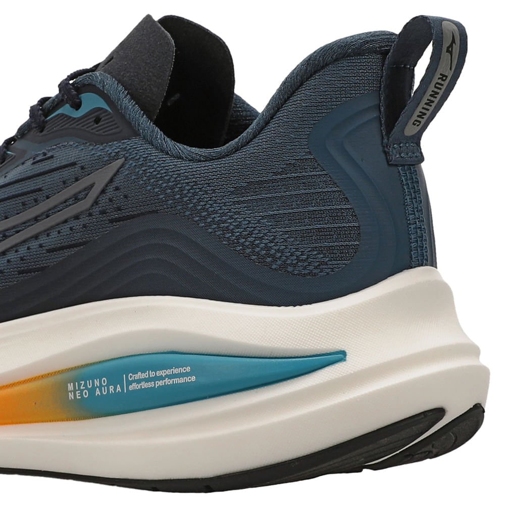 Tênis de Corrida Mizuno Neo Aura Masculino Azul 8
