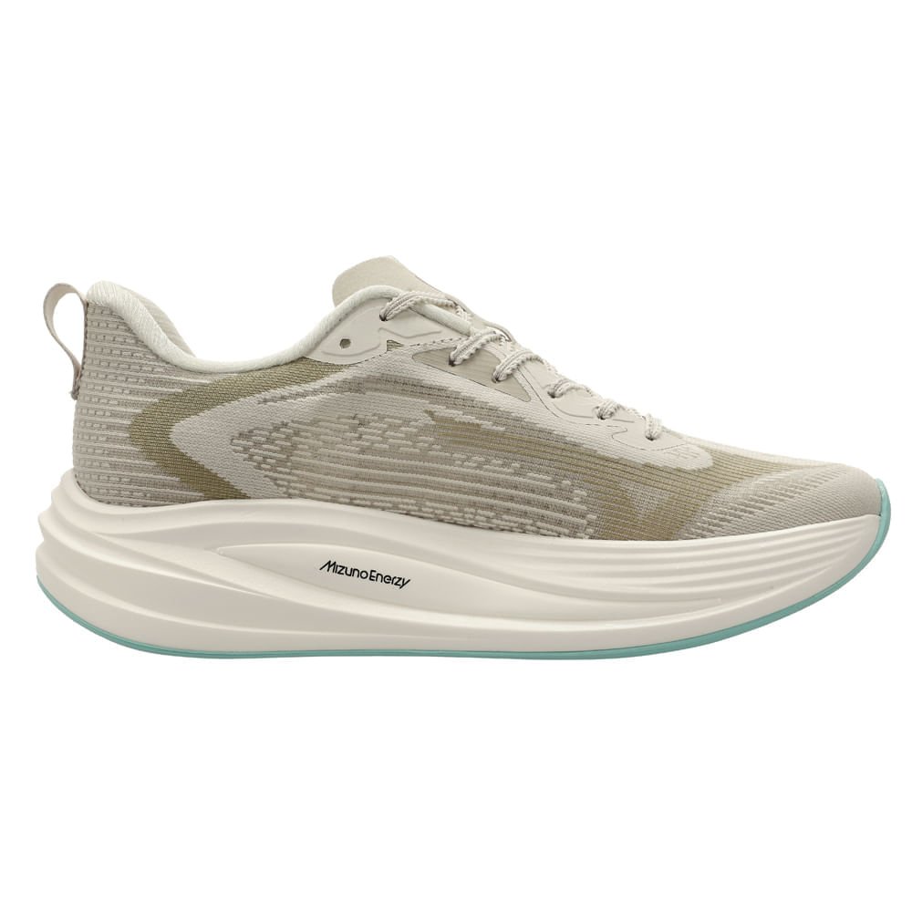 Tênis de Corrida Mizuno Neo Vortex Feminino Bege 4