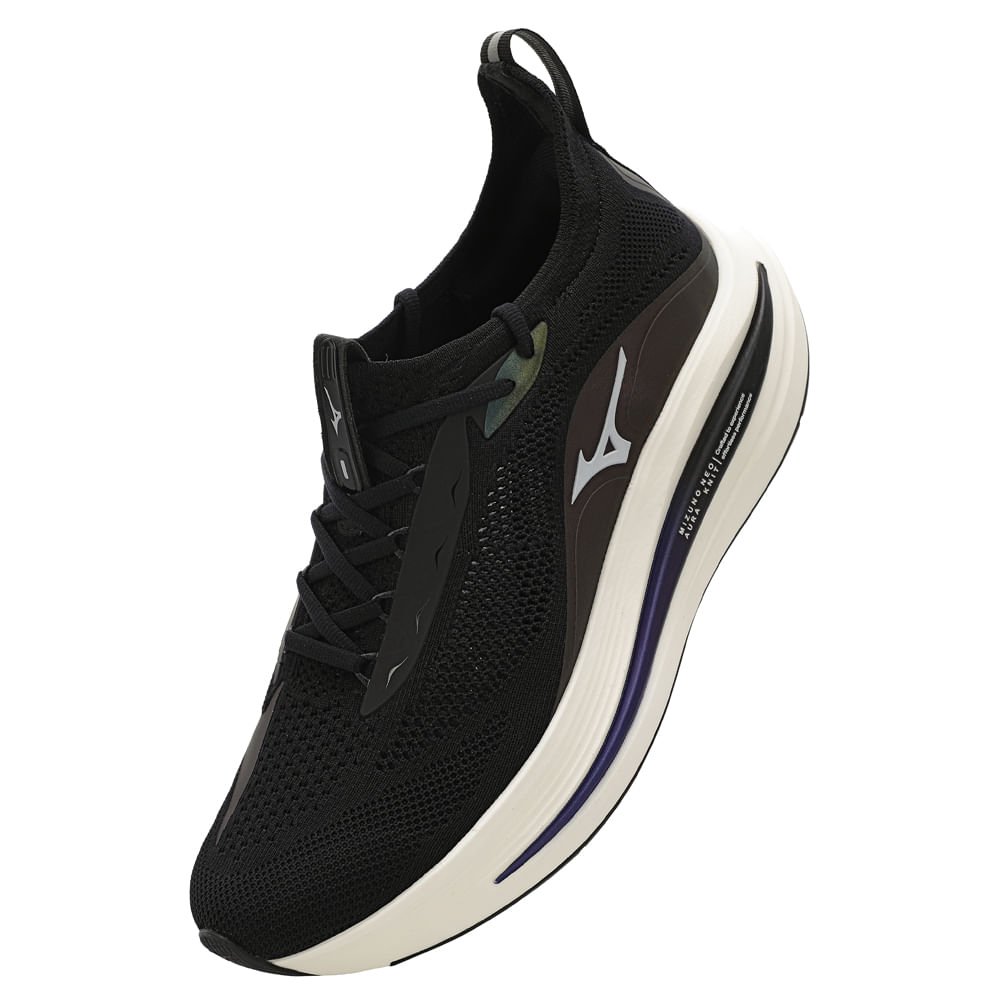 Tênis de Corrida Mizuno Neo Aura Knit Preto 8