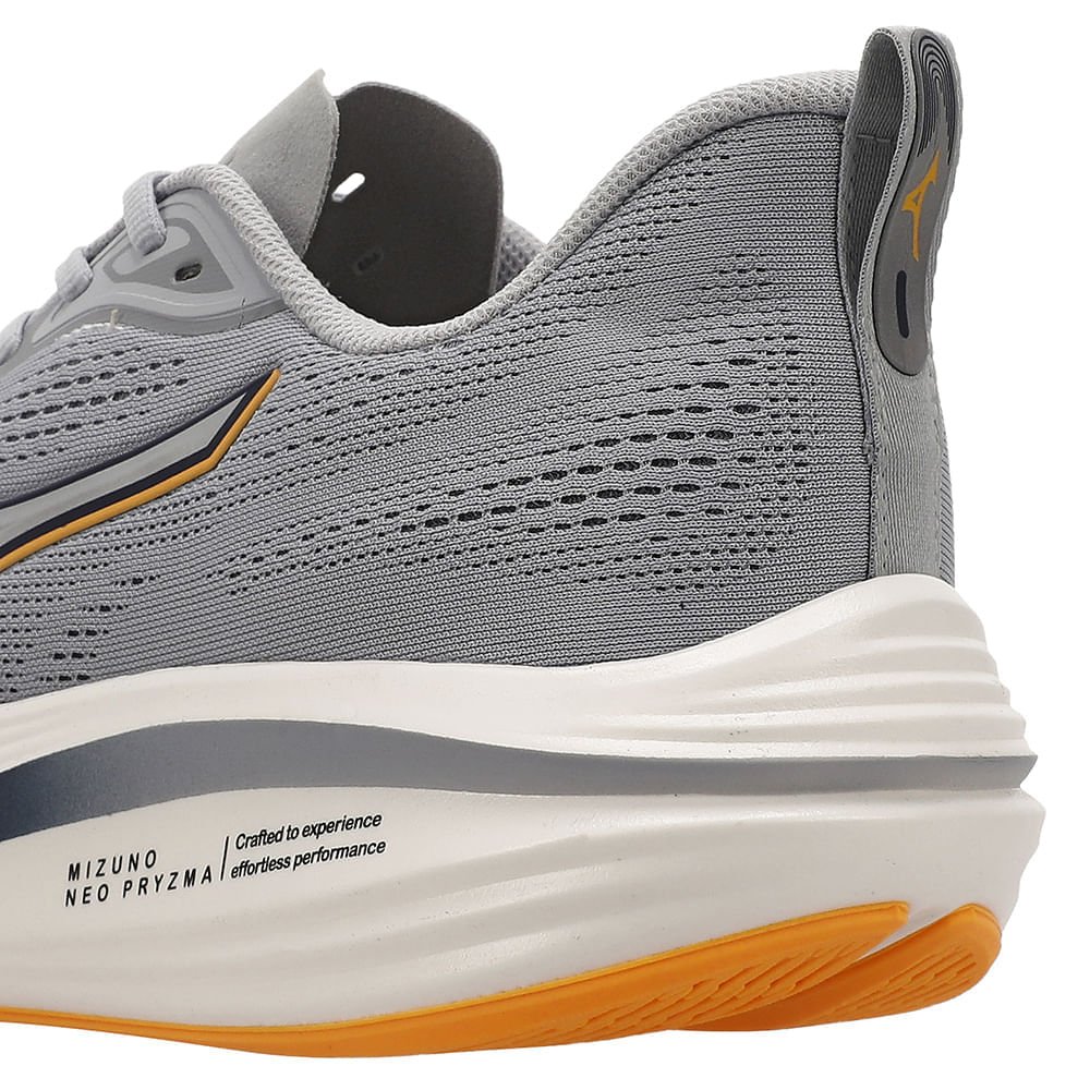 Tênis de Corrida Mizuno Neo Pryzma Masculino Cinza 8