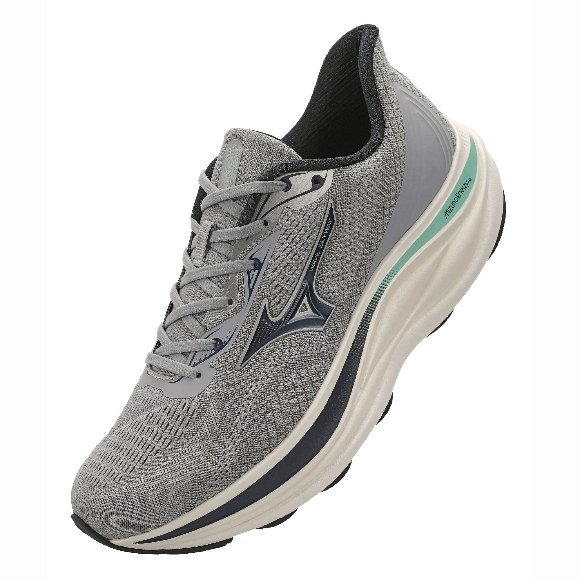 Tênis de Corrida Mizuno Wave Skyway Masculino Cinza 6