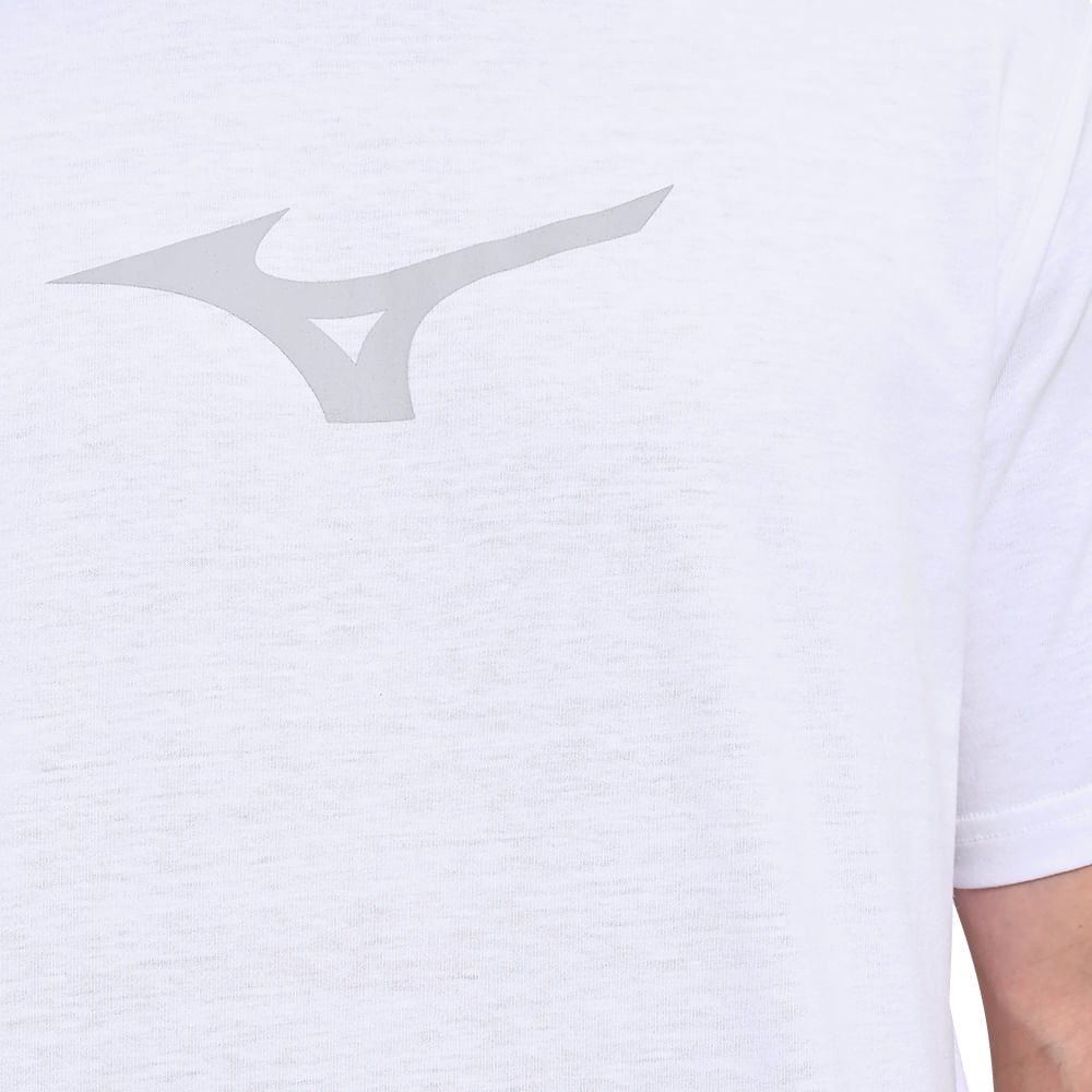 Camiseta de Treino Masculina Mizuno Lifestyle Branco 5