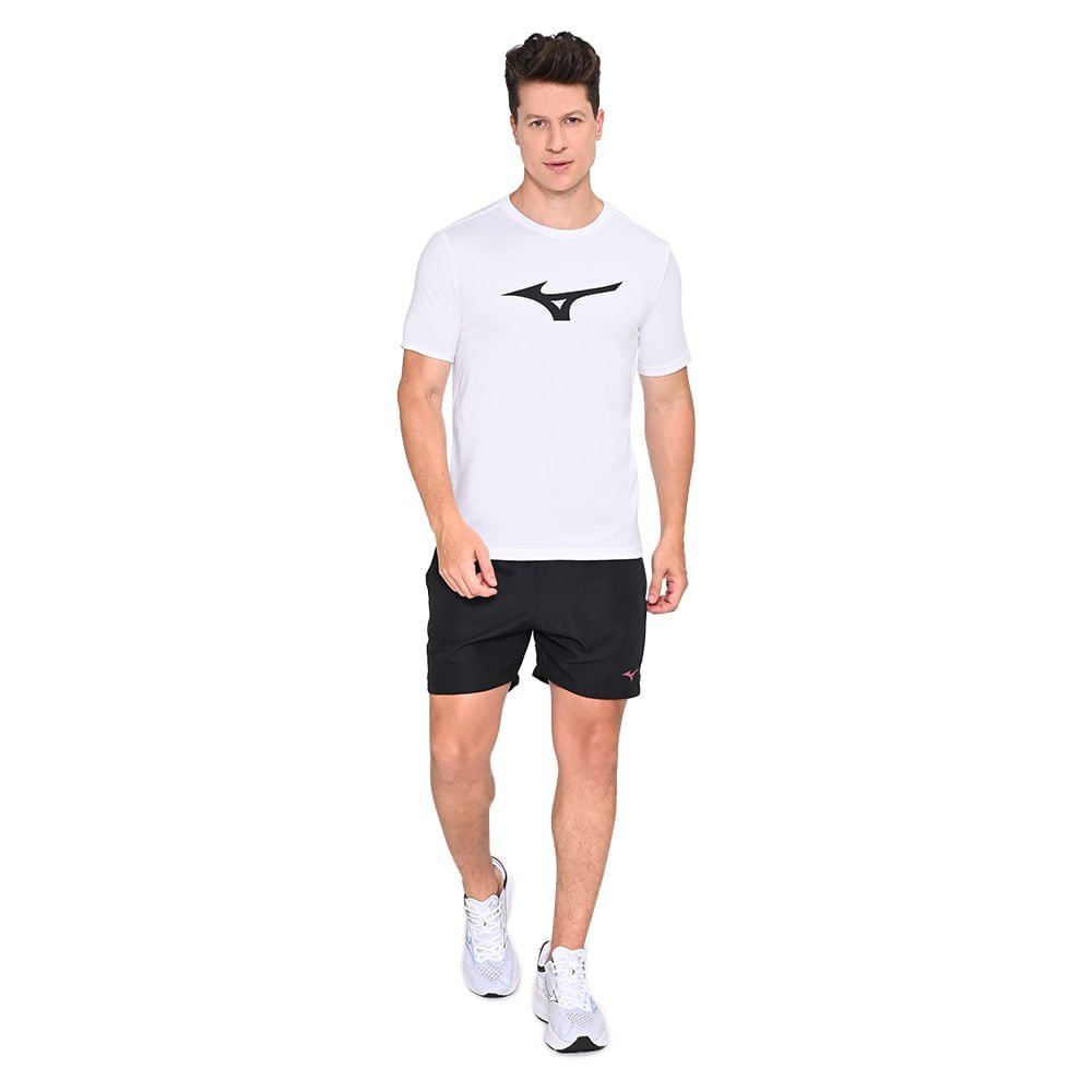 Camiseta Masculina Mizuno Basic Big Branco 2