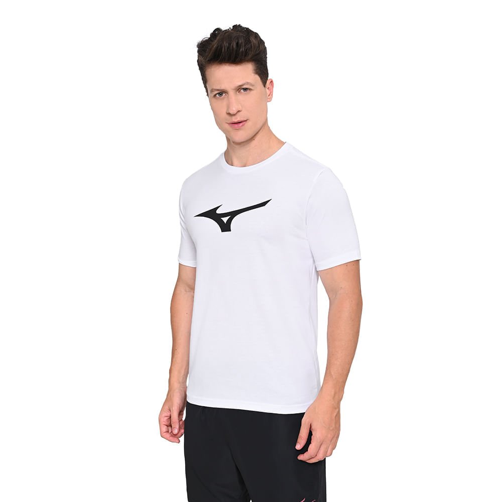 Camiseta Masculina Mizuno Basic Big Branco 3