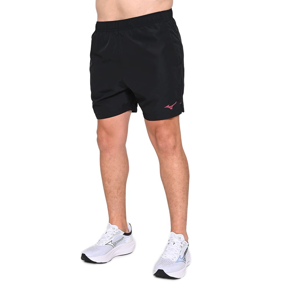 Bermuda de Corrida Masculina Mizuno Run Easy 4 Preto 3