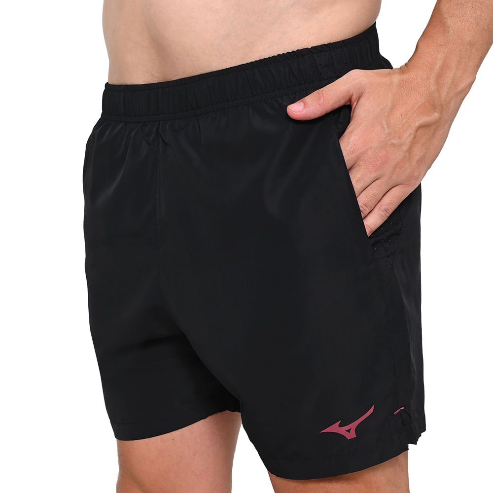 Bermuda de Corrida Masculina Mizuno Run Easy 4 Preto 6