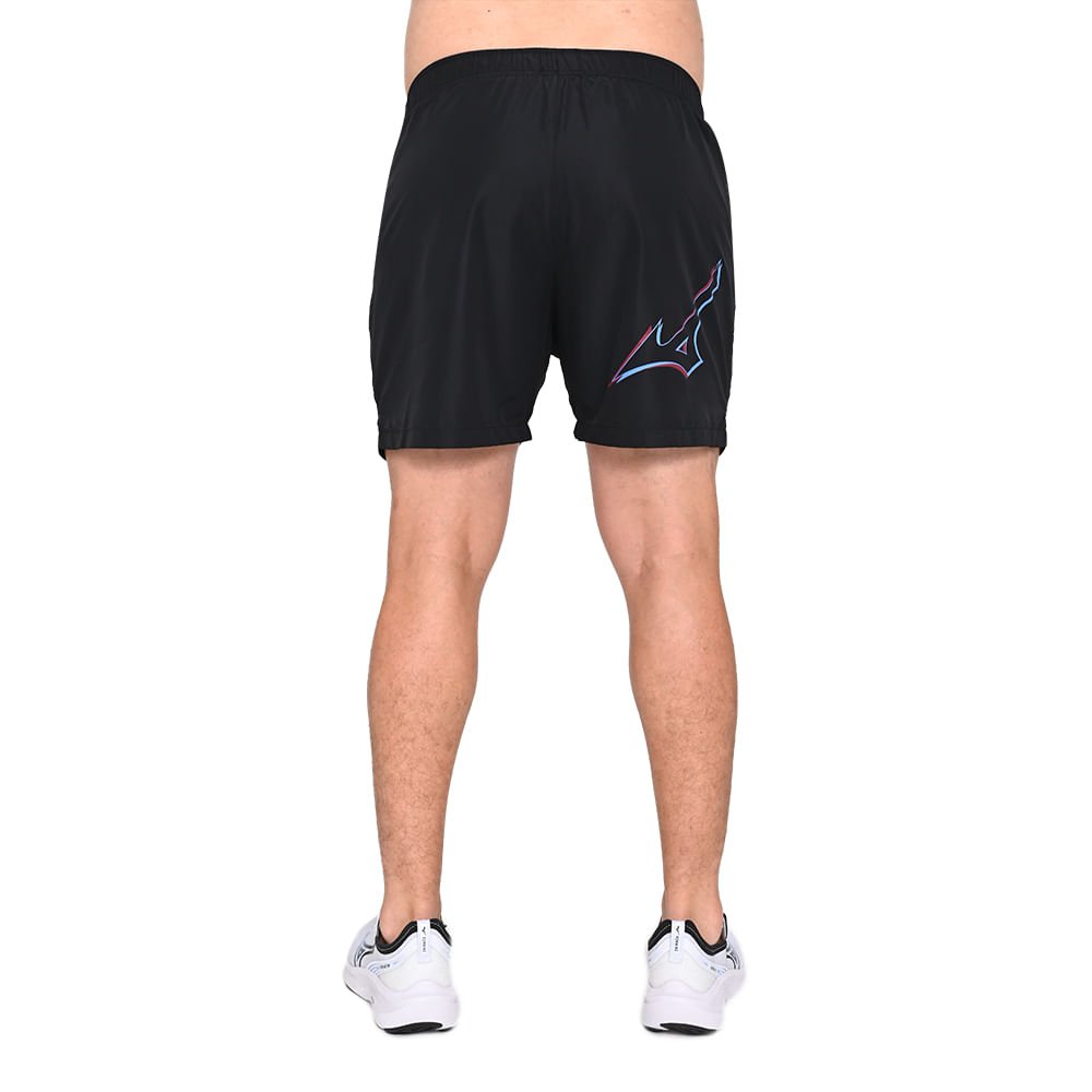 Bermuda de Corrida Masculina Mizuno Run Easy 4 Preto 4