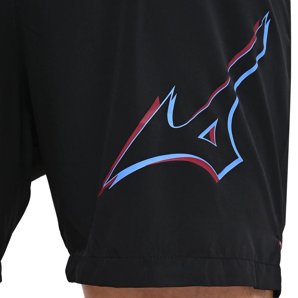 Bermuda de Corrida Masculina Mizuno Run Easy 4 Preto 5