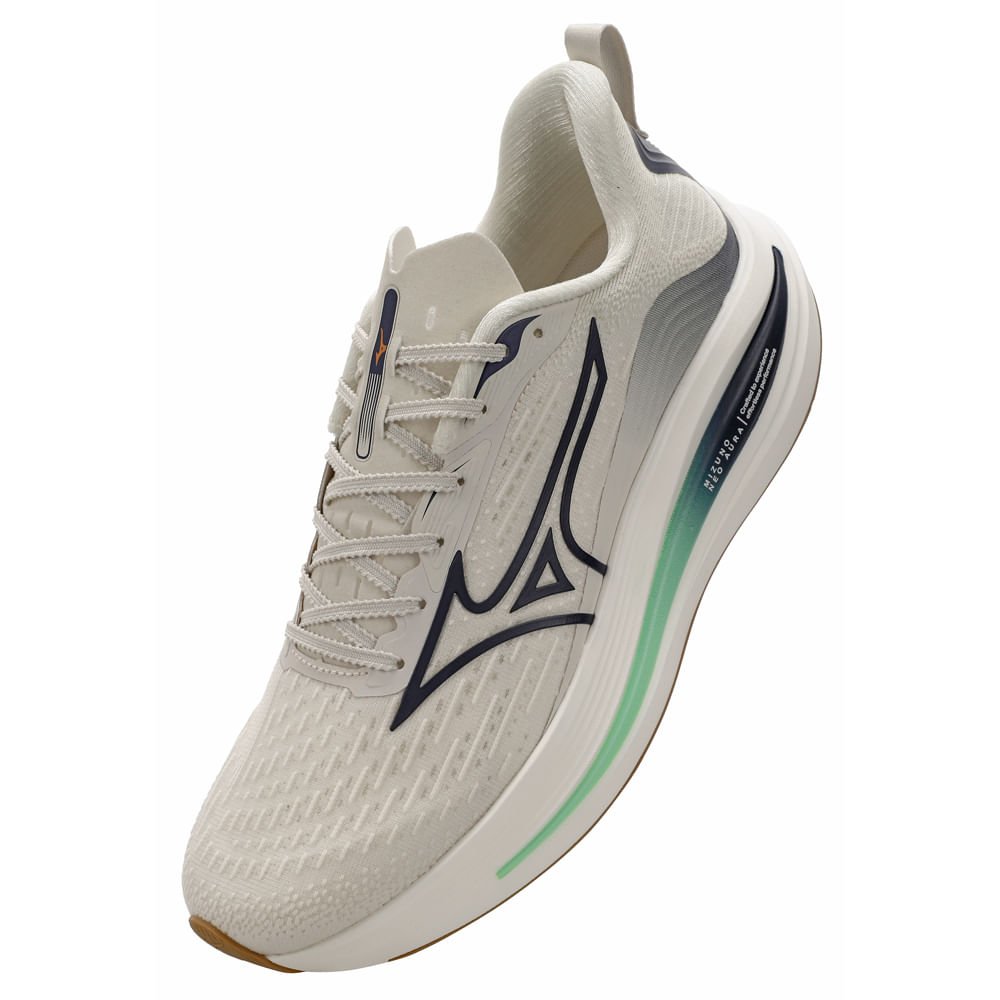Tênis de Corrida Mizuno Neo Aura Masculino Bege 6