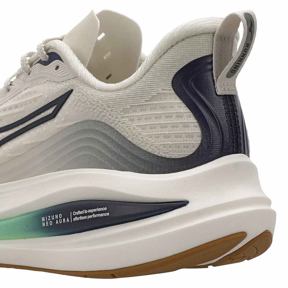 Tênis de Corrida Mizuno Neo Aura Masculino Bege 8