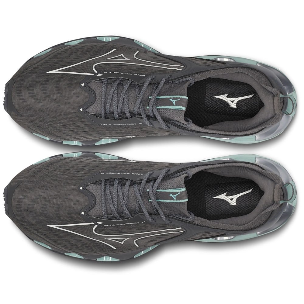 Tênis Mizuno Wave Prophecy 14 Cinza 2