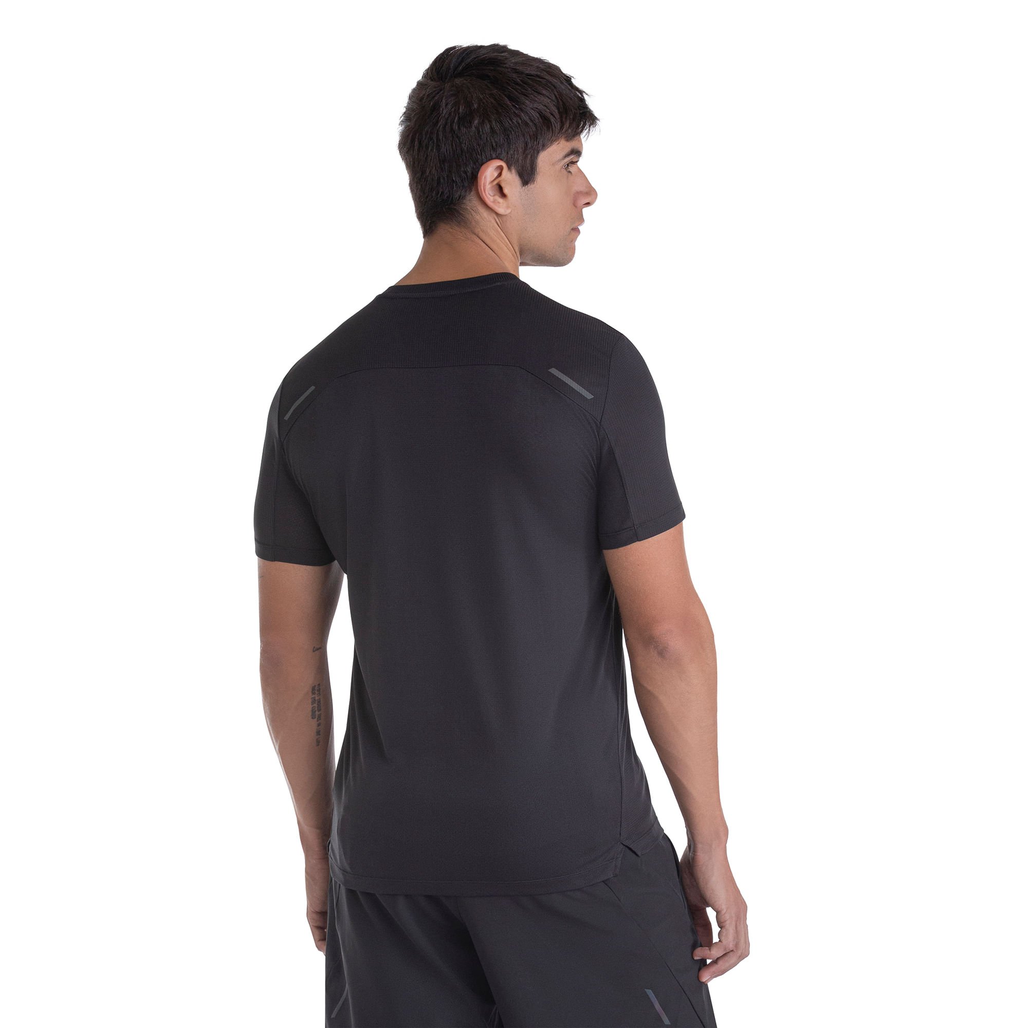 Camiseta de Corrida Mizuno High 3 Masculina Preto 3