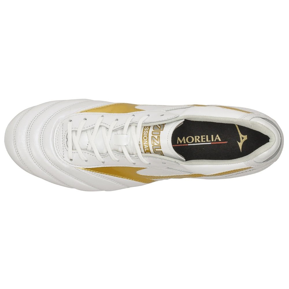 Chuteira de Campo Mizuno Morelia II Japan MD Masculina Branco 2