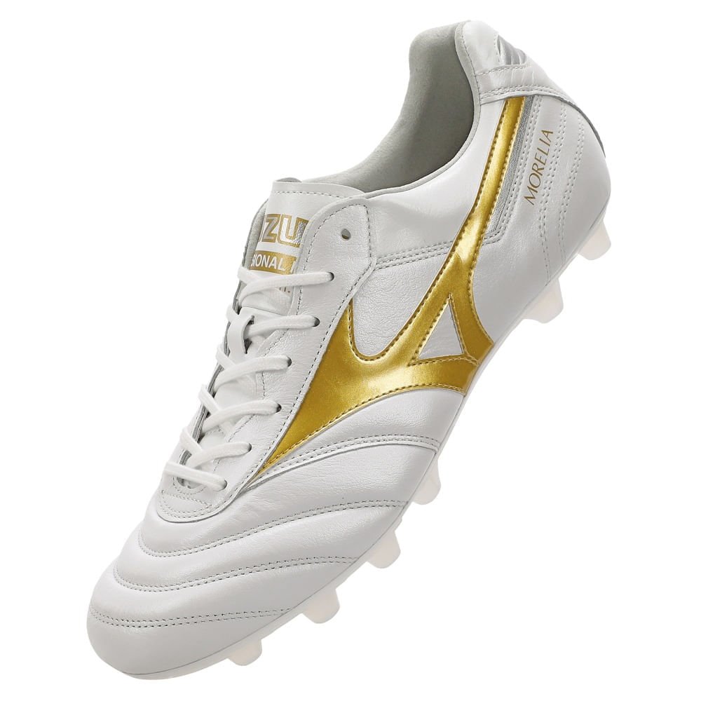 Chuteira de Campo Mizuno Morelia II Japan MD Masculina Branco 5