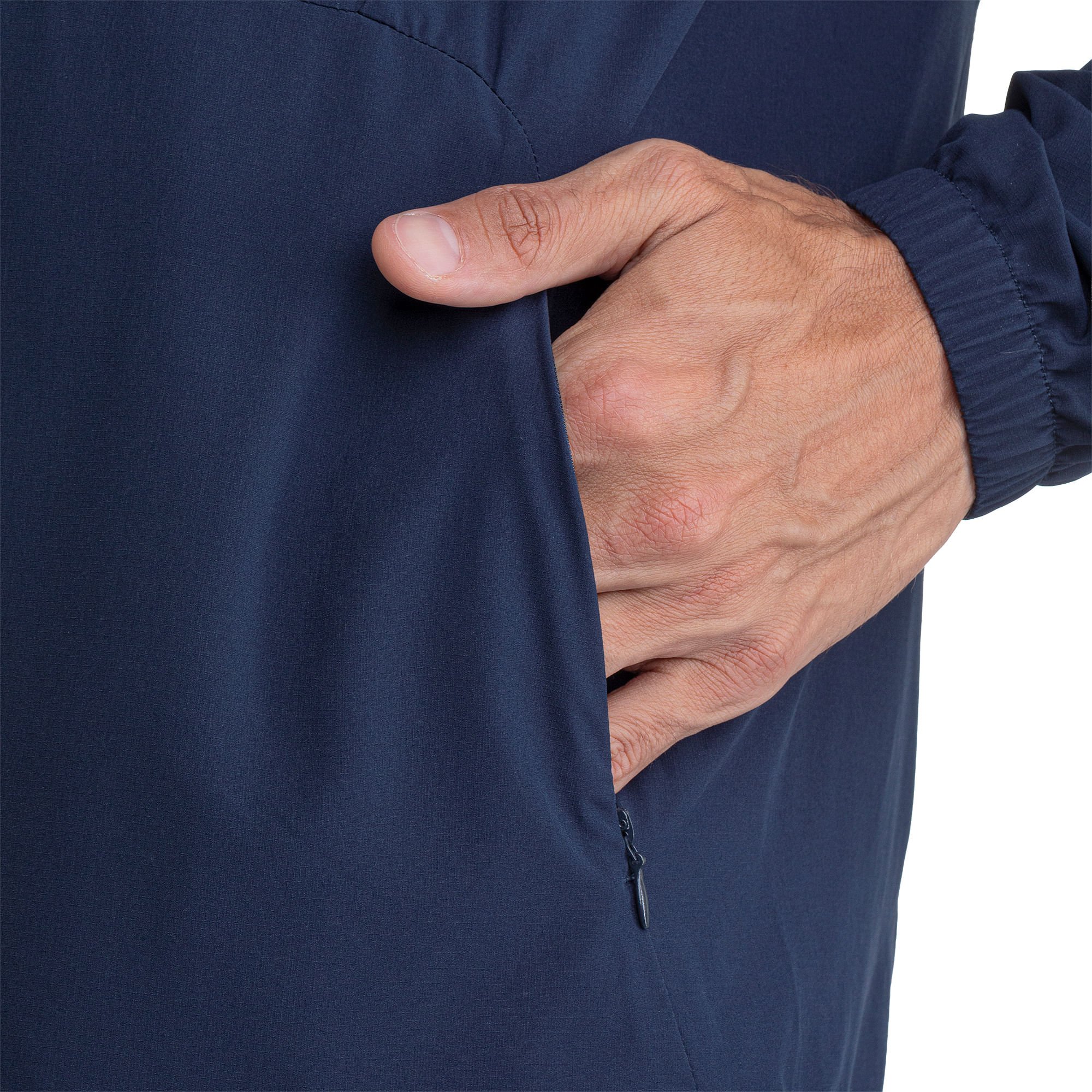 Jaqueta de Corrida Mizuno High 3 Masculina Azul Marinho 6