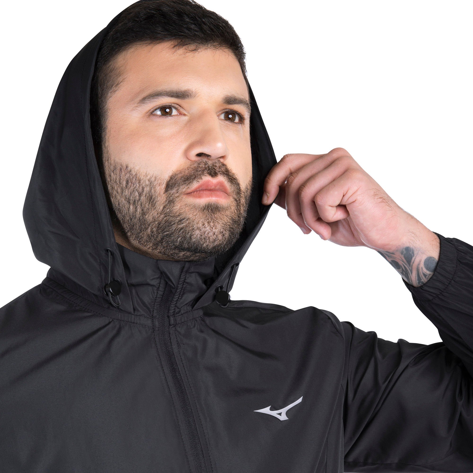 Jaqueta de Corrida Mizuno Focus New Masculina Preto 6