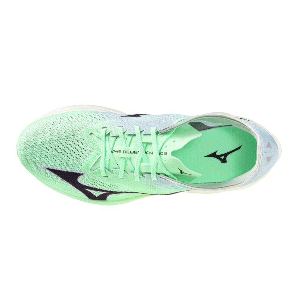 Tênis de Corrida Mizuno Wave Rebellion Pro 3 Verde 2
