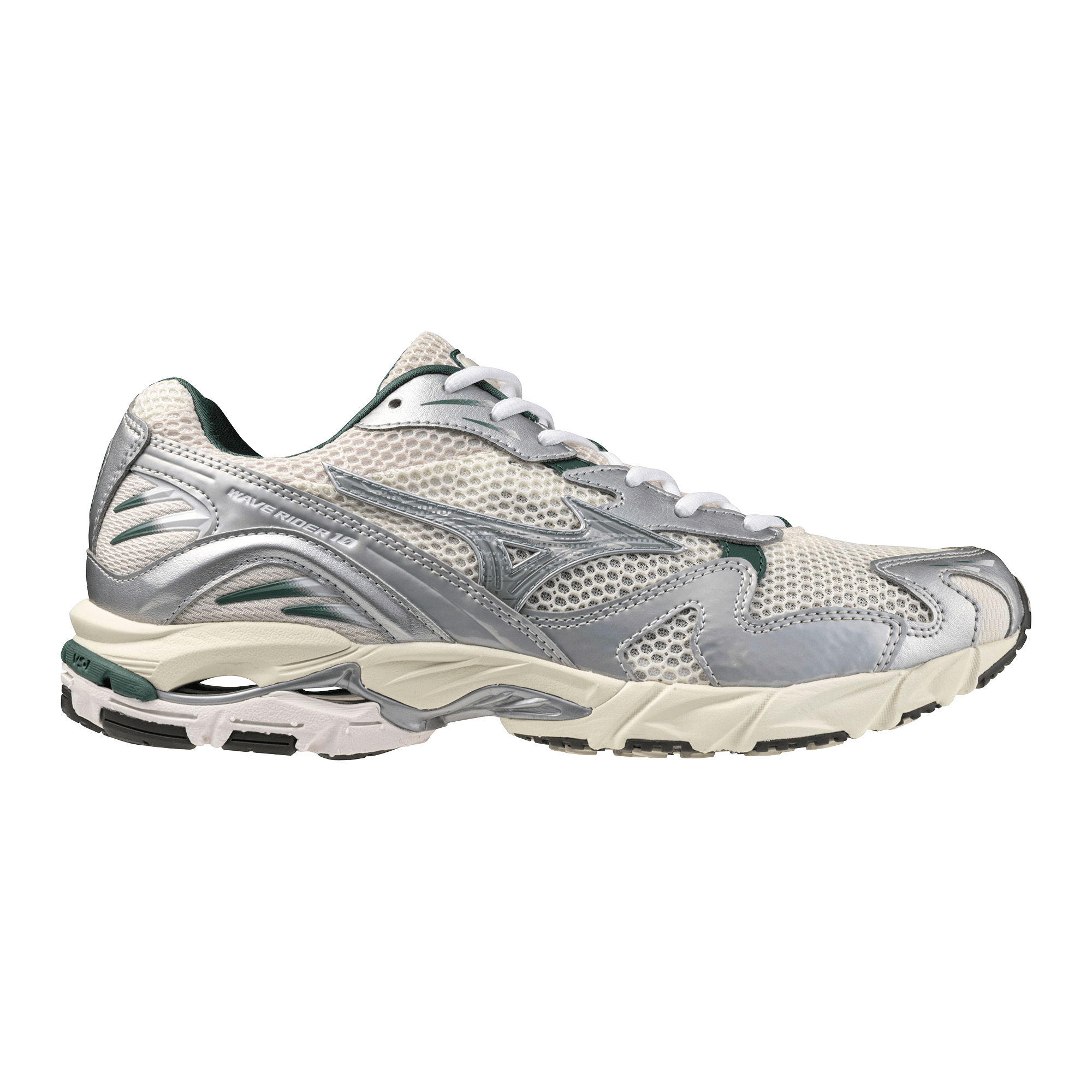Tênis Casual Mizuno Wave Rider 10 Sport Verde/Branco 3