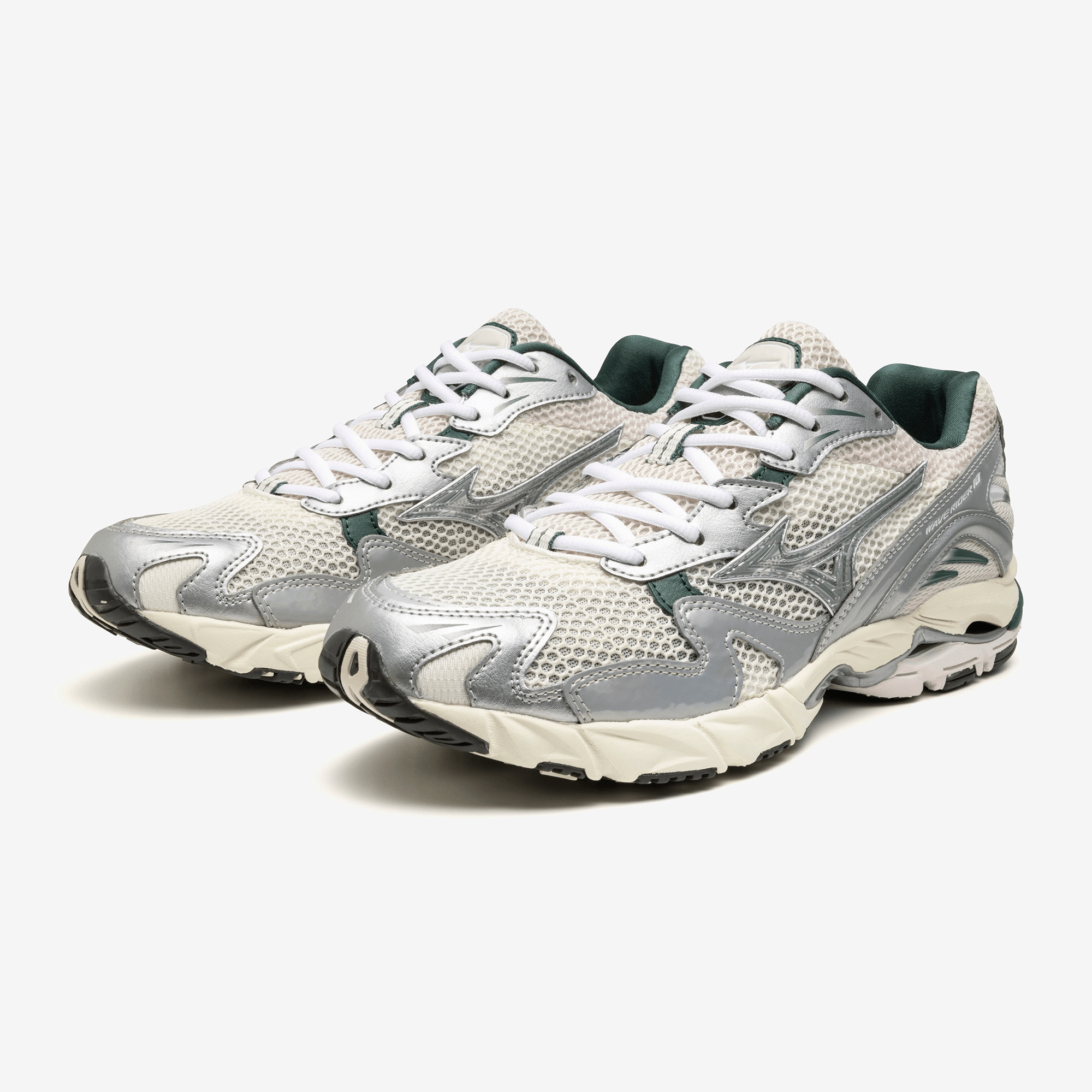 Tênis Casual Mizuno Wave Rider 10 Sport Verde/Branco 5