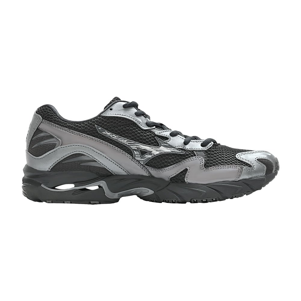 Tênis Casual Mizuno Wave Rider 10 Sport Preto/Prata 2