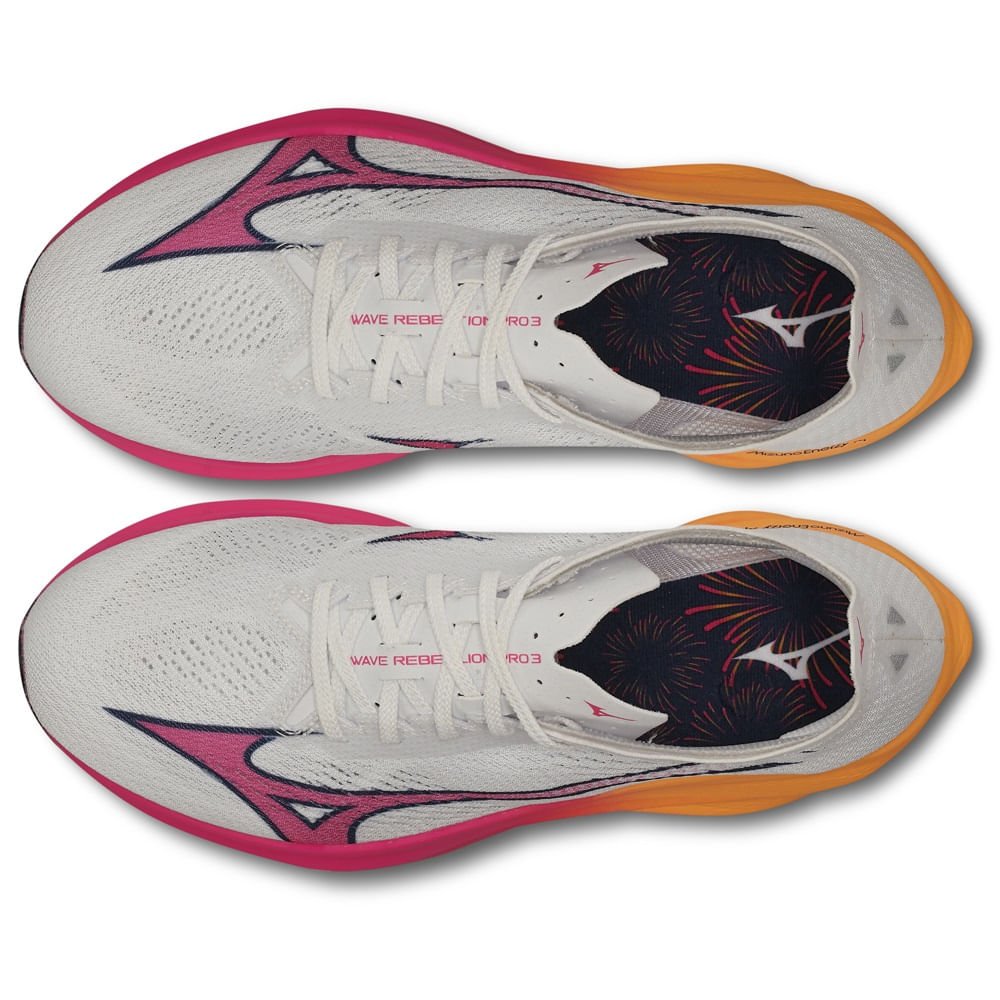 Tênis de Corrida Mizuno Wave Rebellion Pro 3 Branco 2