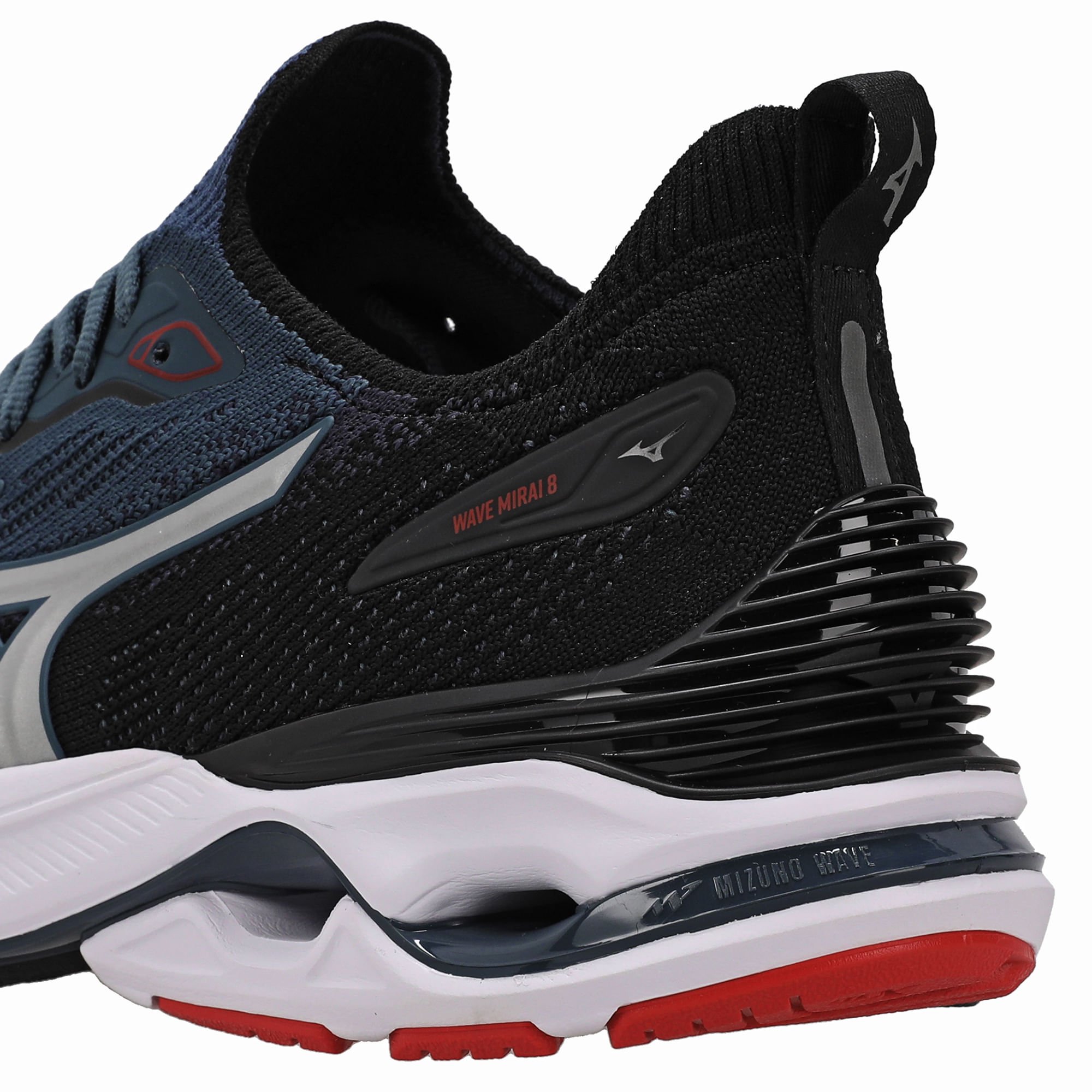 Tênis de Corrida Mizuno Wave Mirai 8 Masculino Azul 7