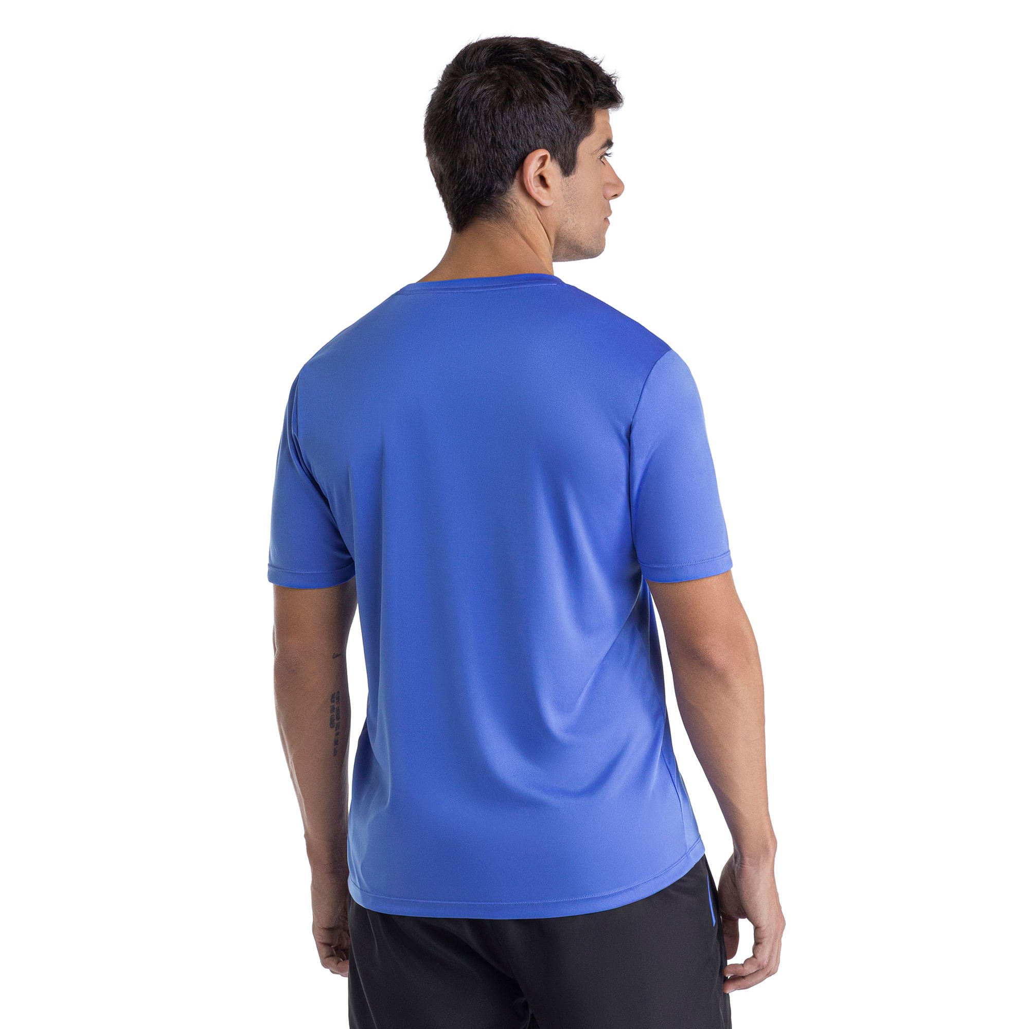 Camiseta de Corrida Mizuno Run Spark Masculina Azul 3