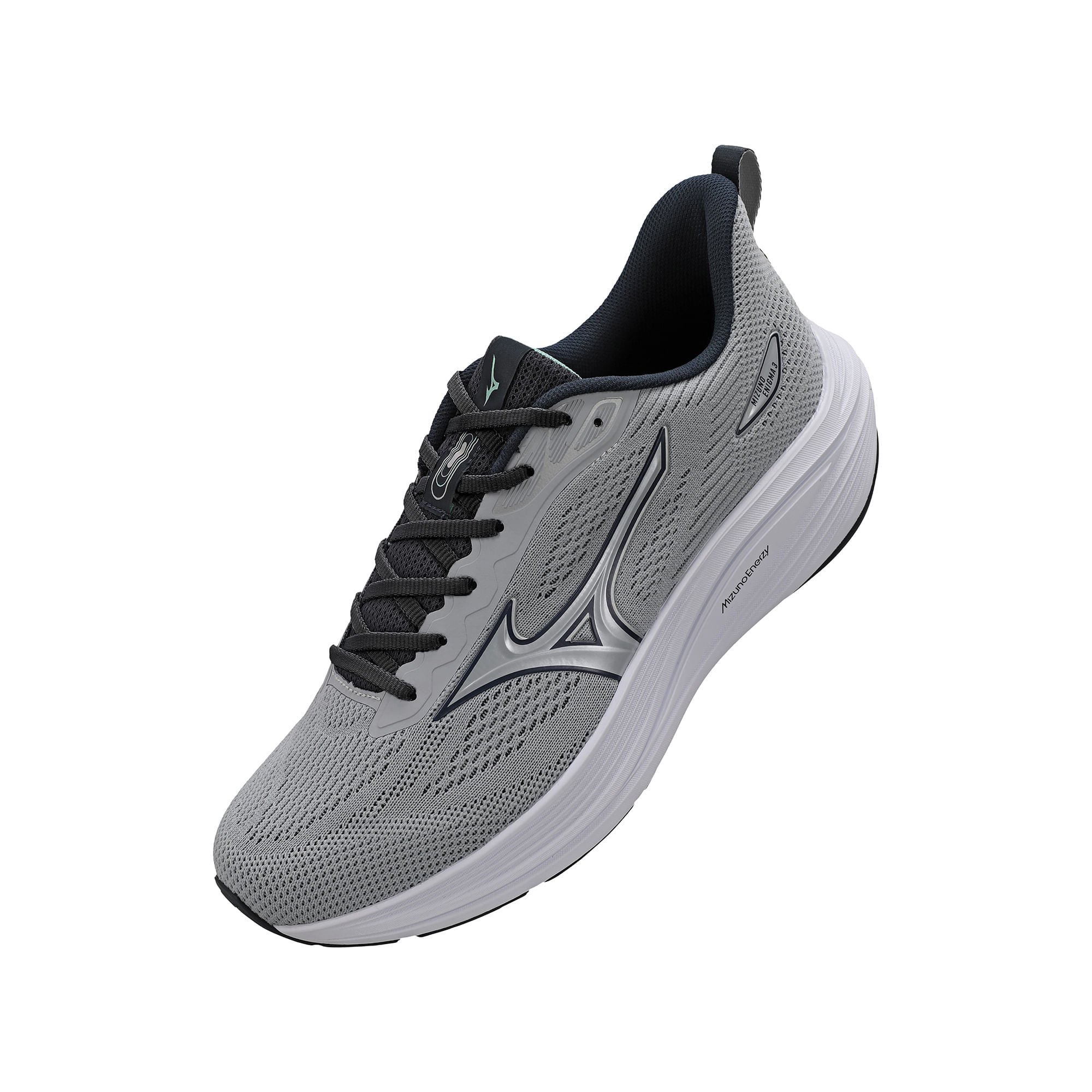 Tênis de Corrida Mizuno Enigma 3 Masculino Cinza 5