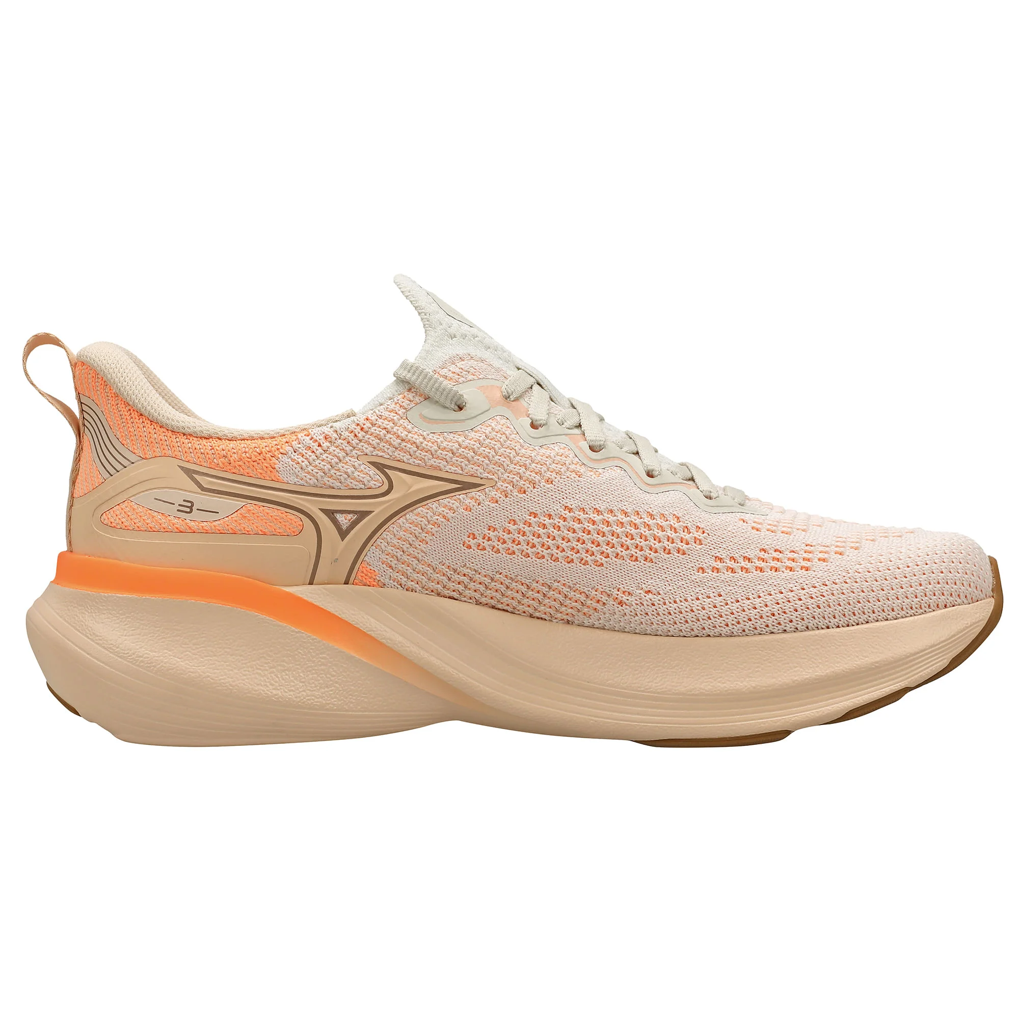 Tênis de Corrida Mizuno Glow 3 Feminino Laranja 3