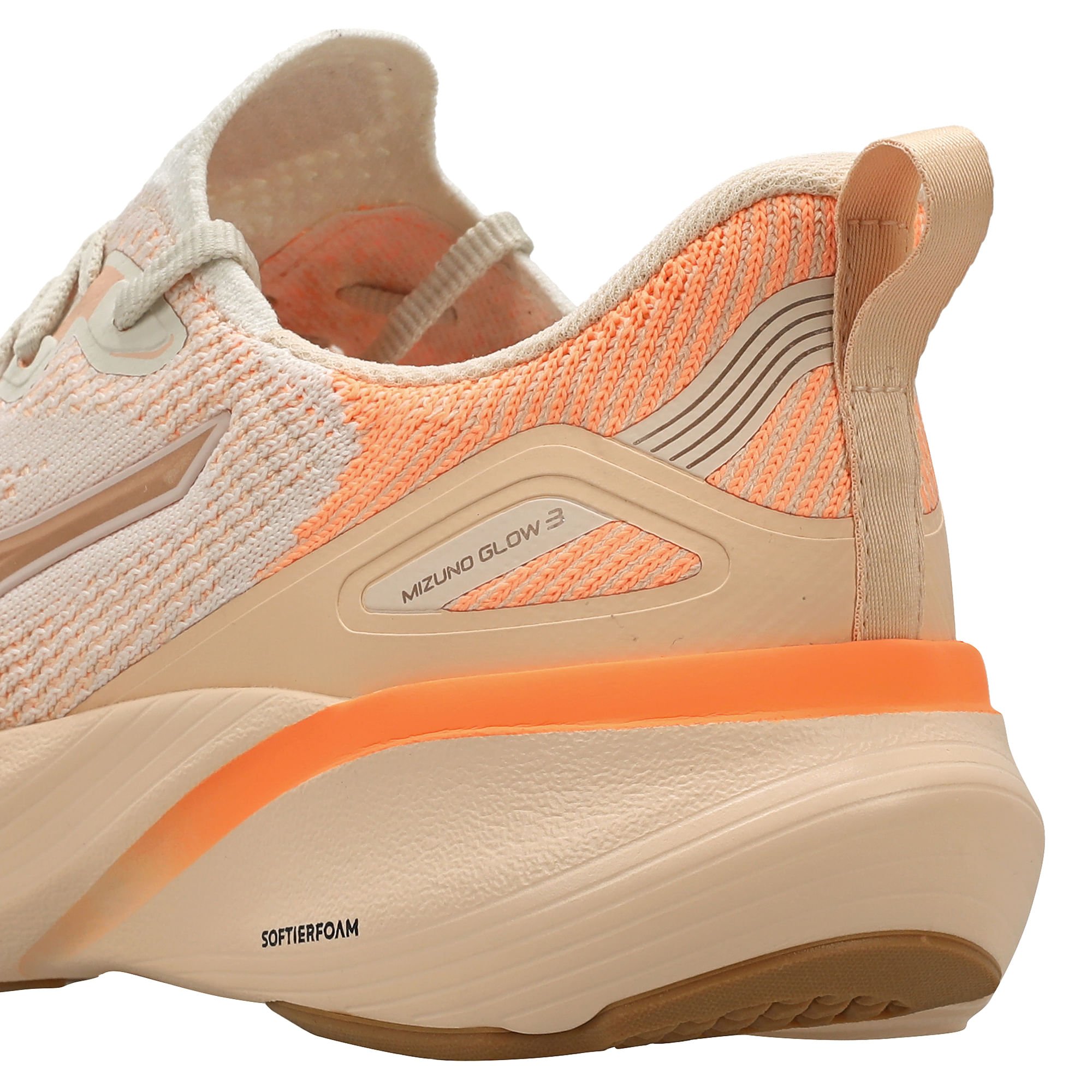 Tênis de Corrida Mizuno Glow 3 Feminino Laranja 7