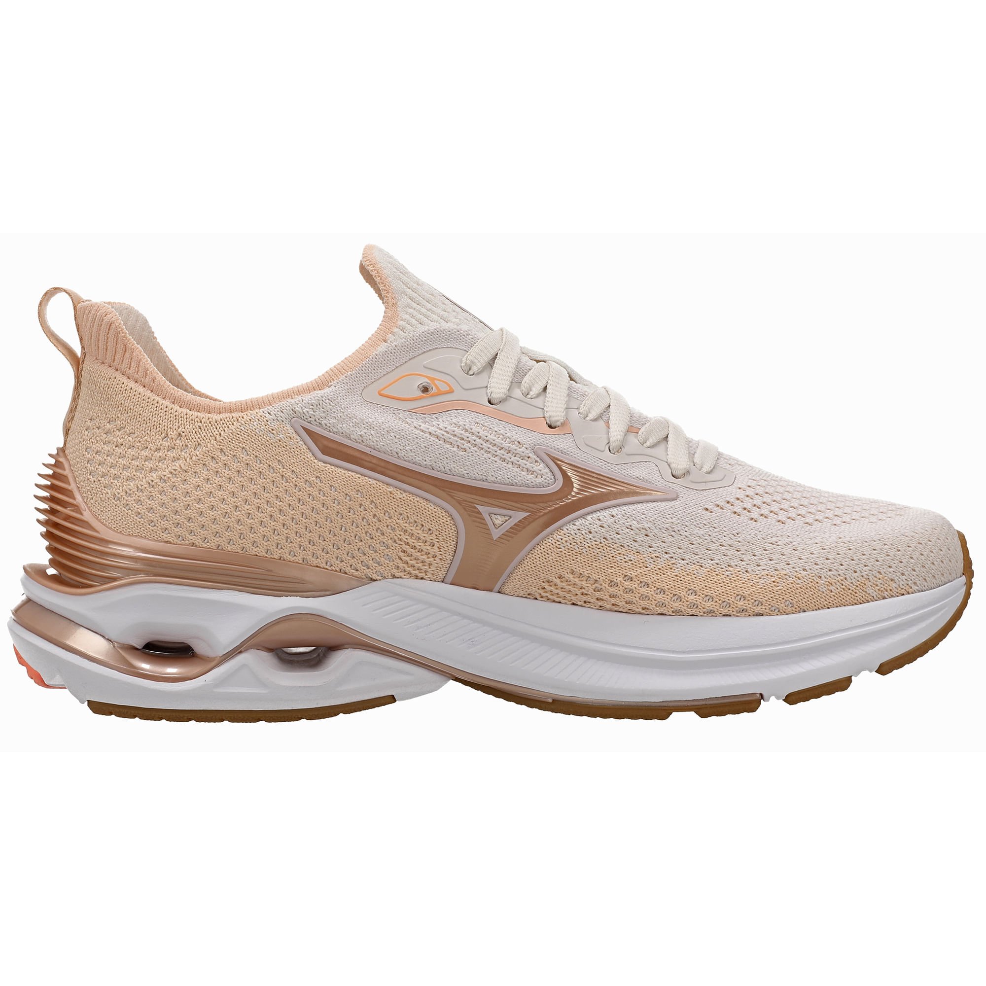Tênis de Corrida Mizuno Wave Mirai 8 Feminino Pêssego 3