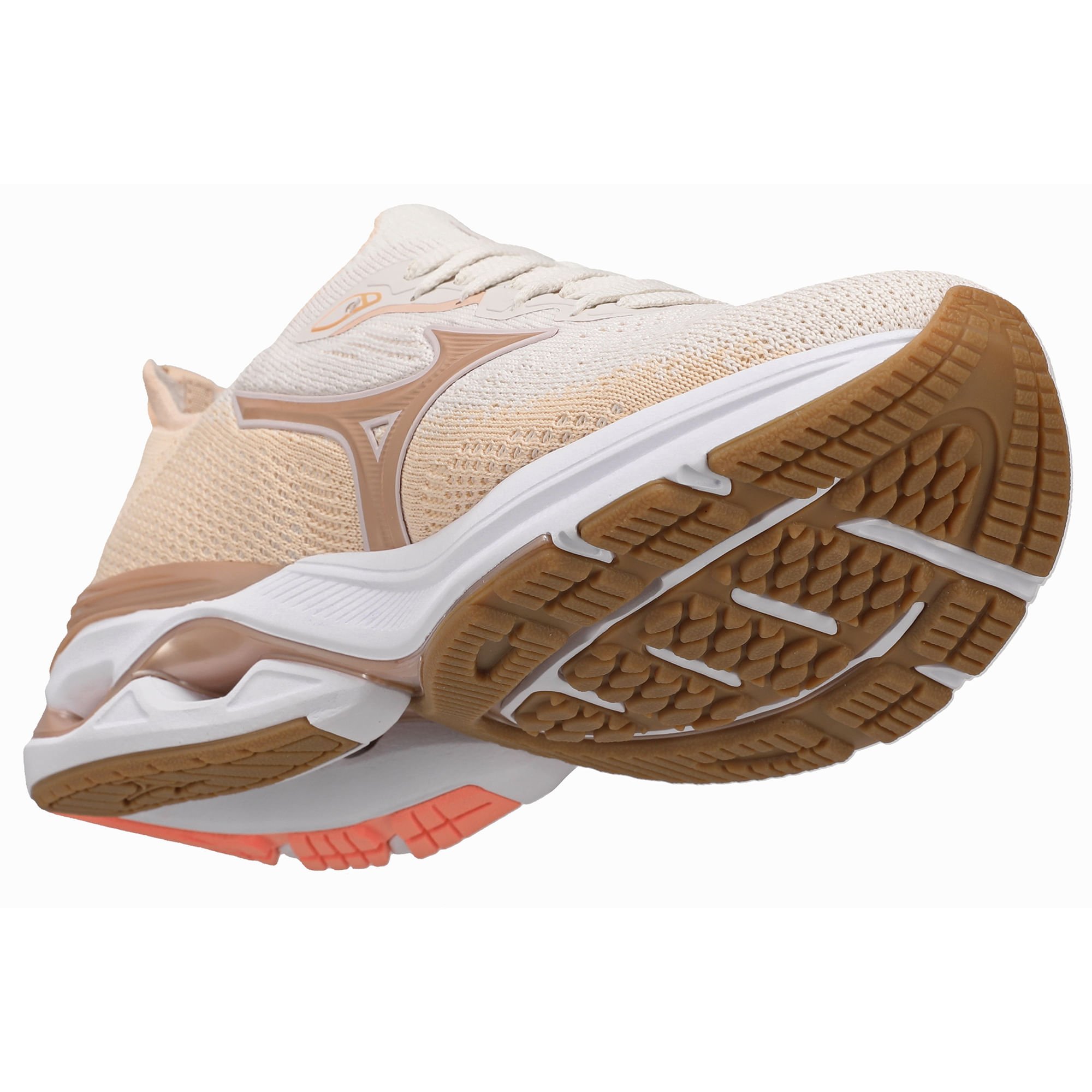 Tênis de Corrida Mizuno Wave Mirai 8 Feminino Pêssego 6