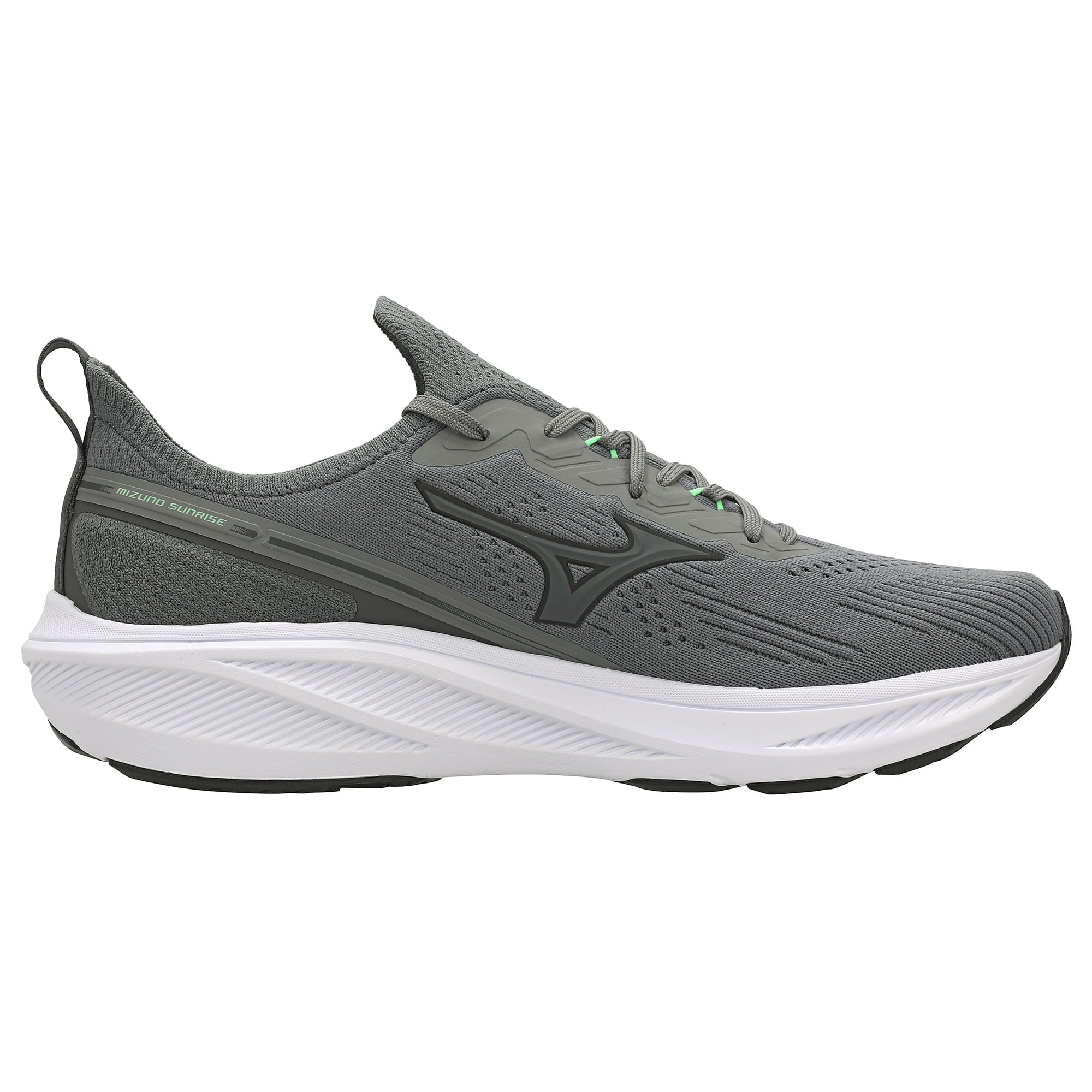 Tênis de Corrida Mizuno Sunrise Masculino Cinza 3