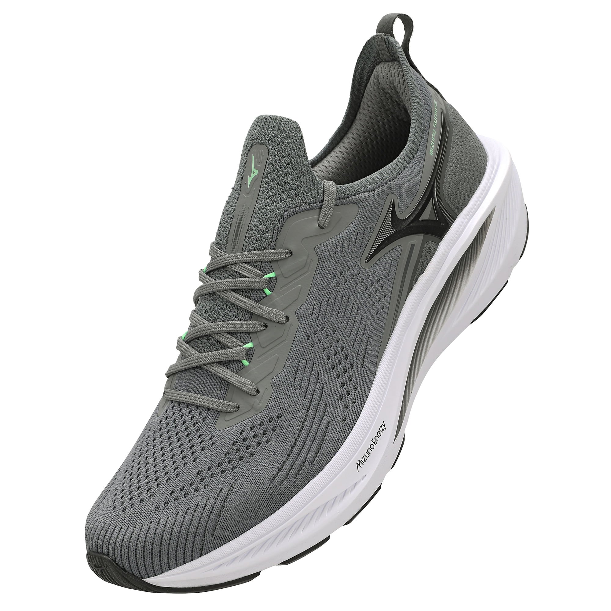 Tênis de Corrida Mizuno Sunrise Masculino Cinza 5