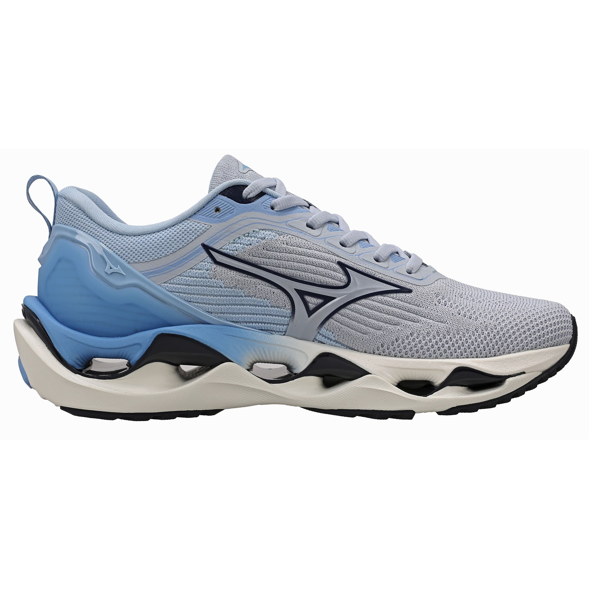 Tênis de Corrida Mizuno Wave Stratos 3 Feminino Azul 3