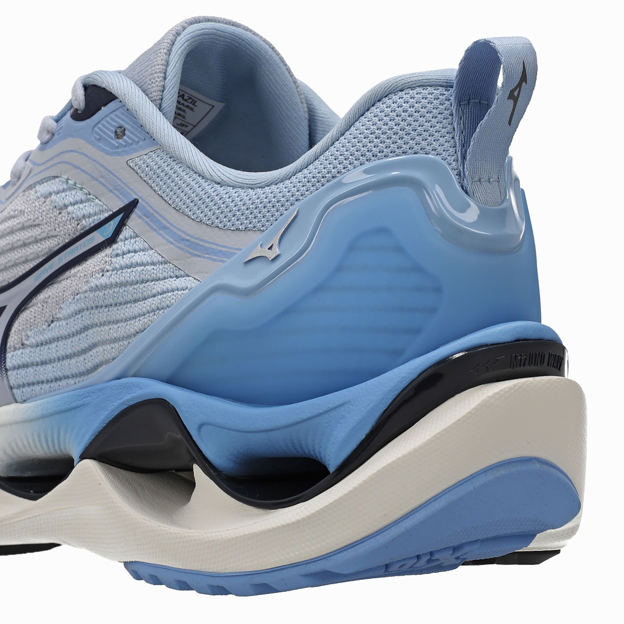 Tênis de Corrida Mizuno Wave Stratos 3 Feminino Azul 7