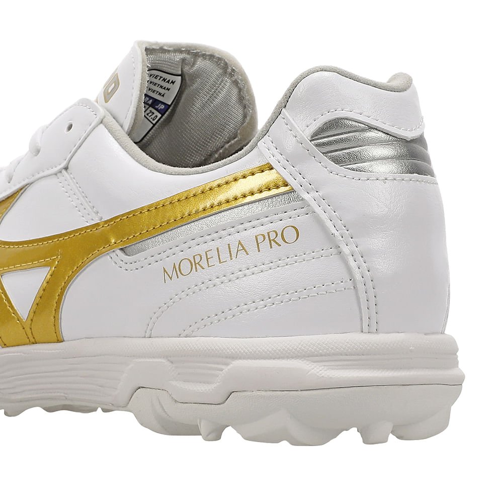 Chuteira Society Mizuno Morelia II Pro AS Masculina Branco 7