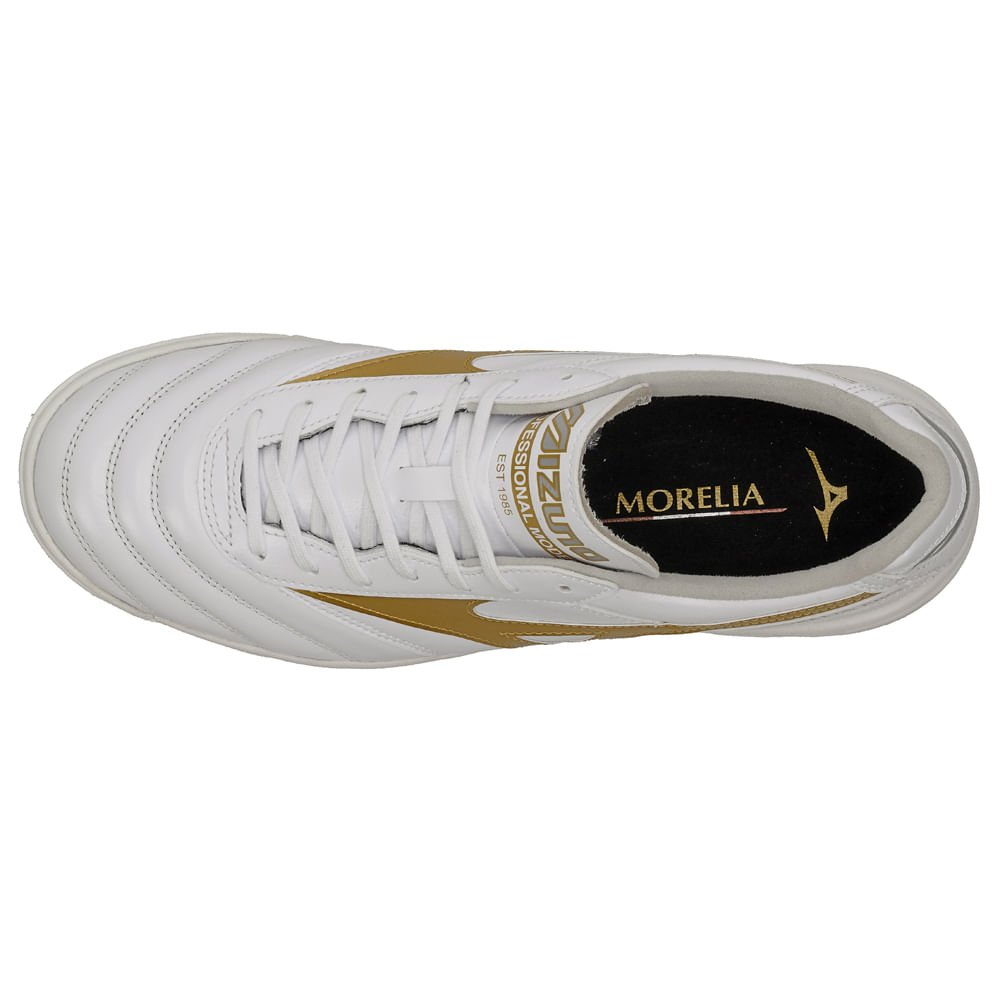 Chuteira Society Mizuno Morelia II Pro AS Masculina Branco