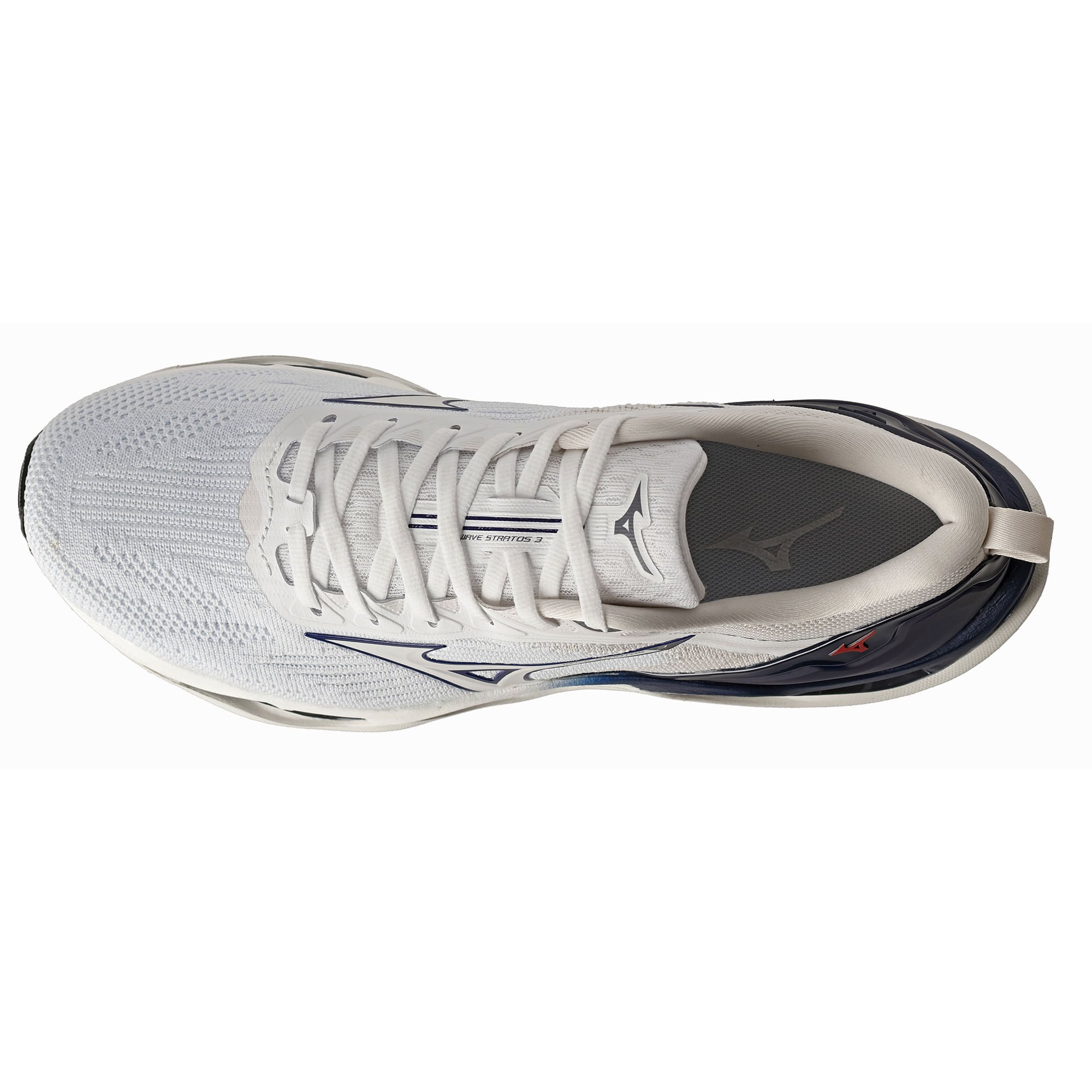Tênis de Corrida Mizuno Wave Stratos 3 Masculino Branco 2