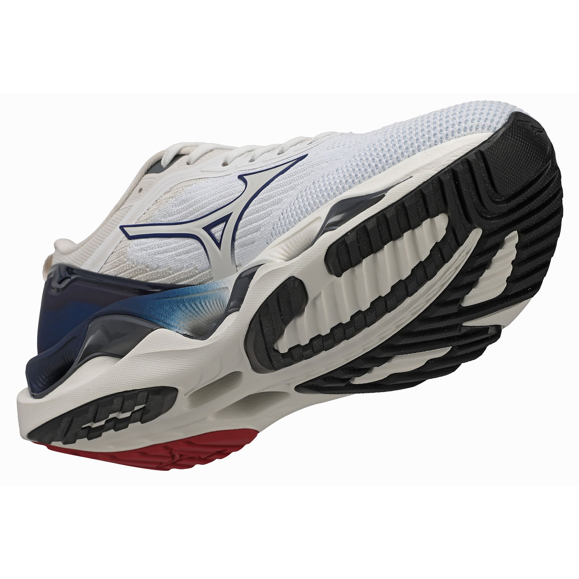 Tênis de Corrida Mizuno Wave Stratos 3 Masculino Branco 6