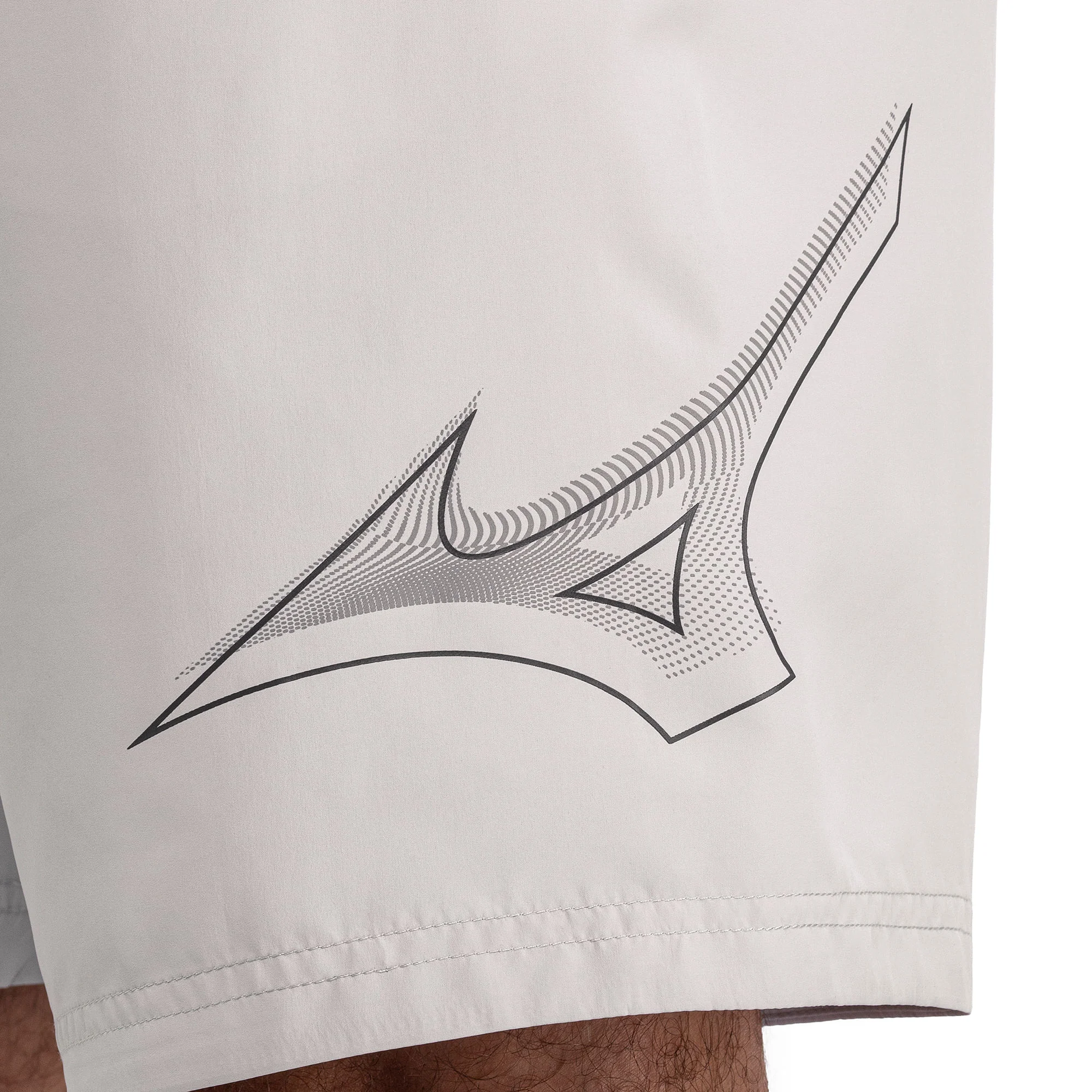 Bermuda de Treino Mizuno Run Bird Masculina Cinza 5