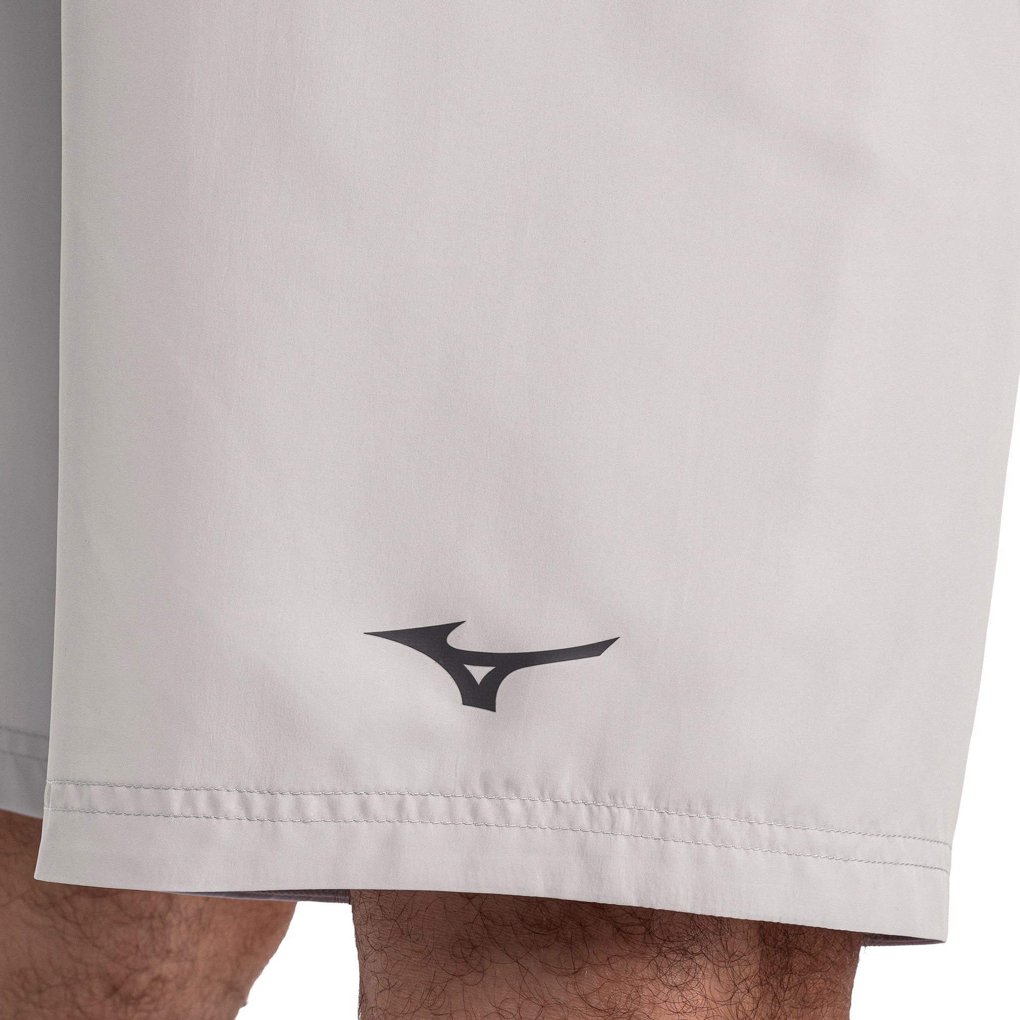 Bermuda de Treino Mizuno Run Bird Masculina Cinza 6
