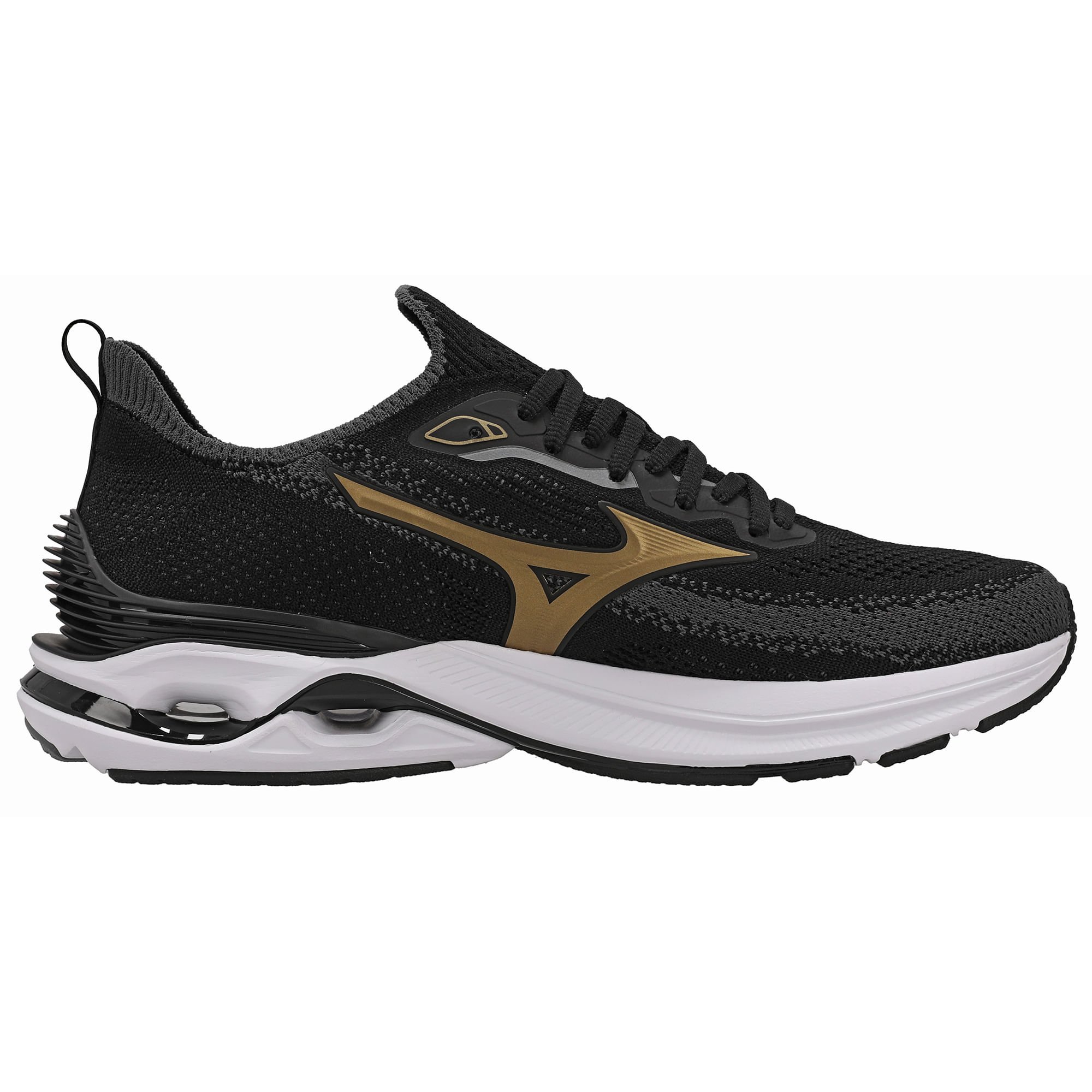 Tênis de Corrida Mizuno Wave Mirai 8 Feminino Preto 3