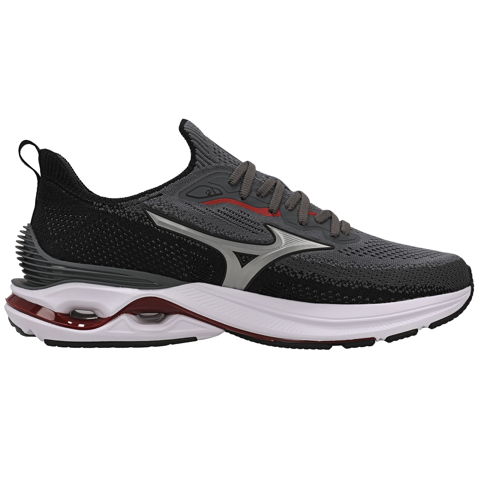 Tênis de Corrida Mizuno Wave Mirai 8 Masculino Cinza 3
