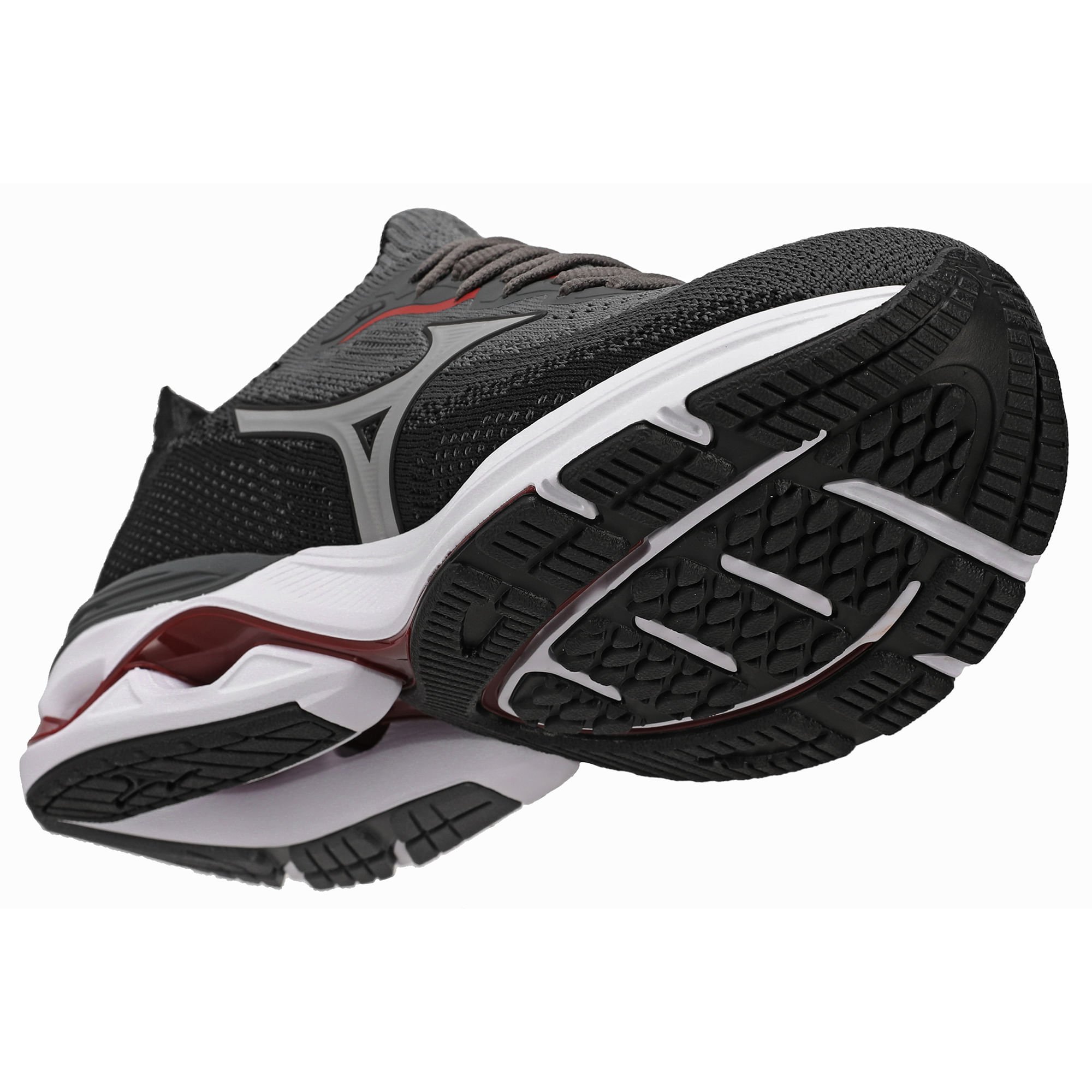 Tênis de Corrida Mizuno Wave Mirai 8 Masculino Cinza 6