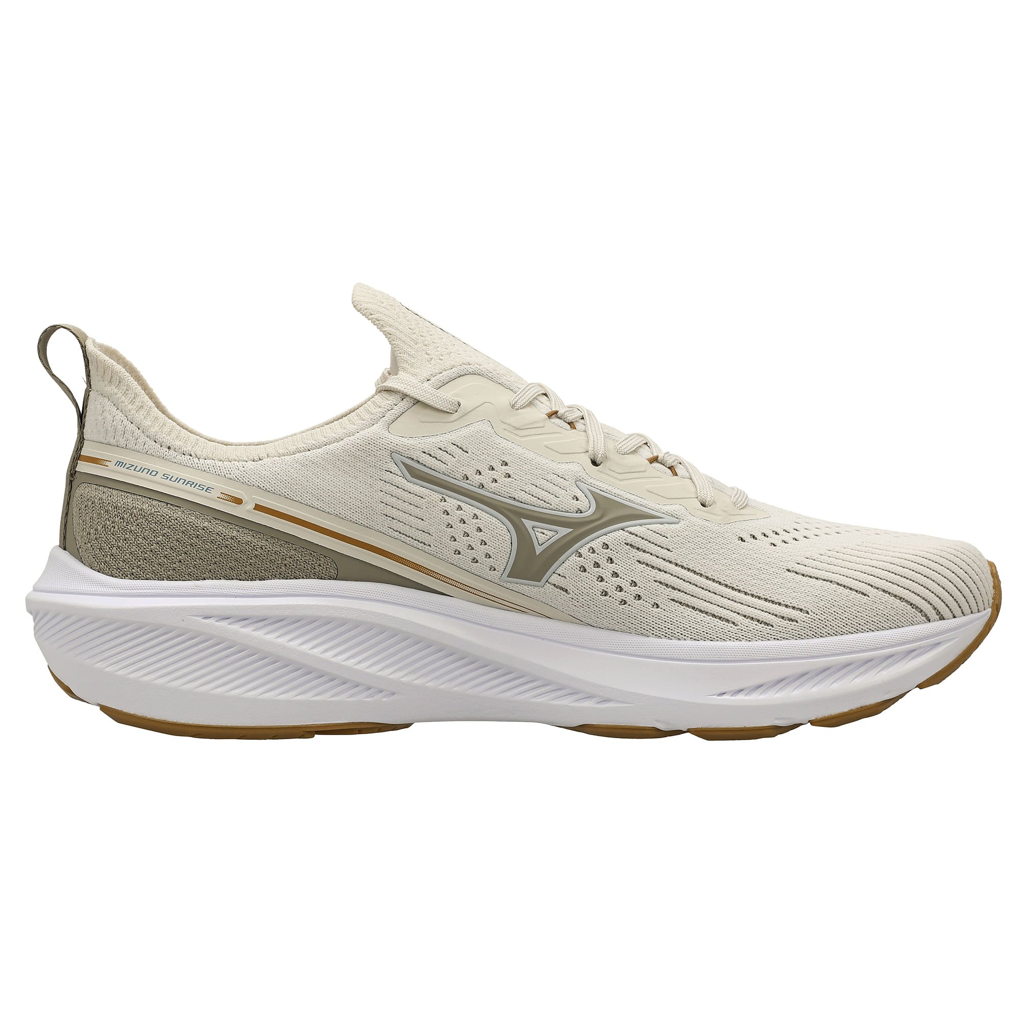 Tênis de Corrida Mizuno Sunrise Masculino Bege 3