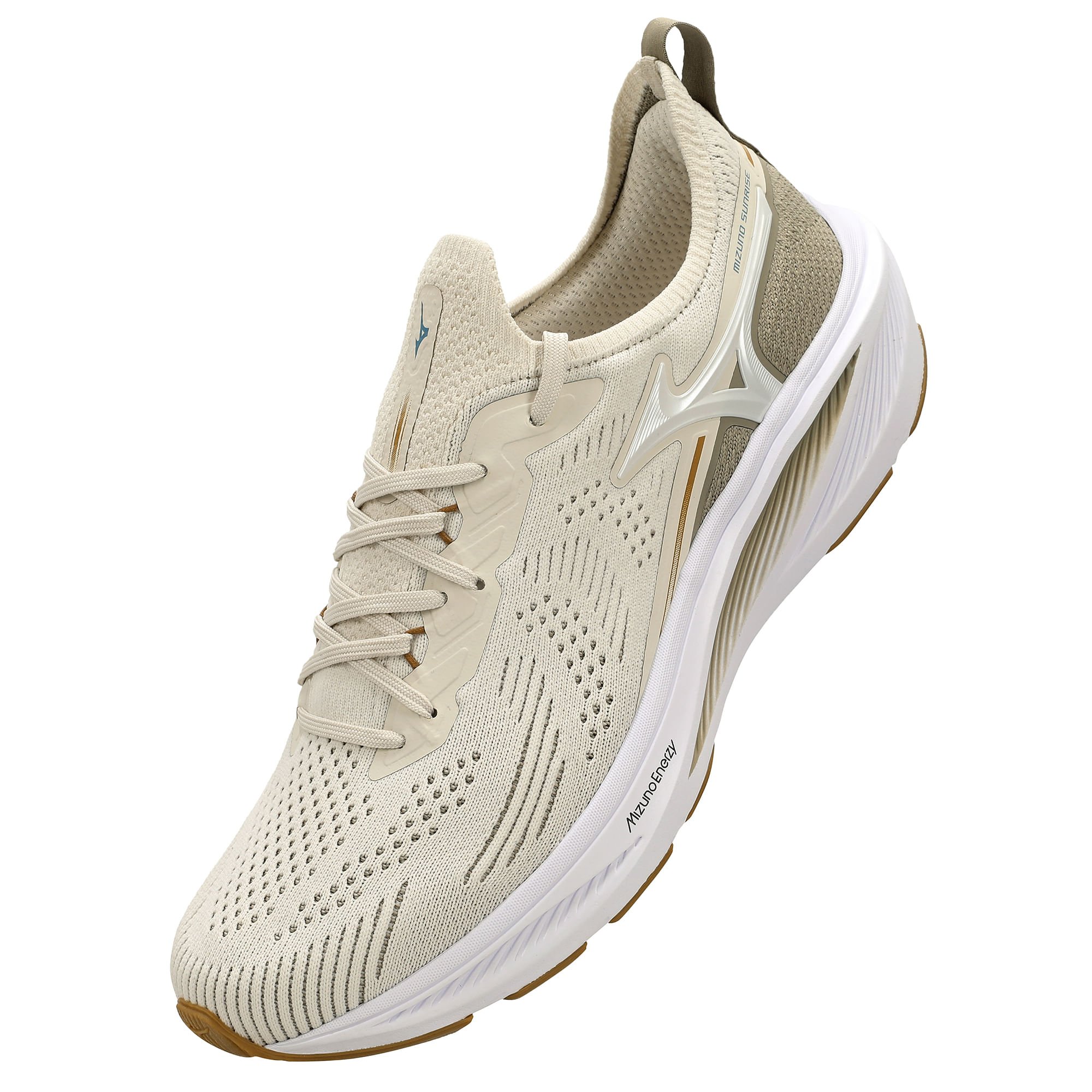 Tênis de Corrida Mizuno Sunrise Masculino Bege 5