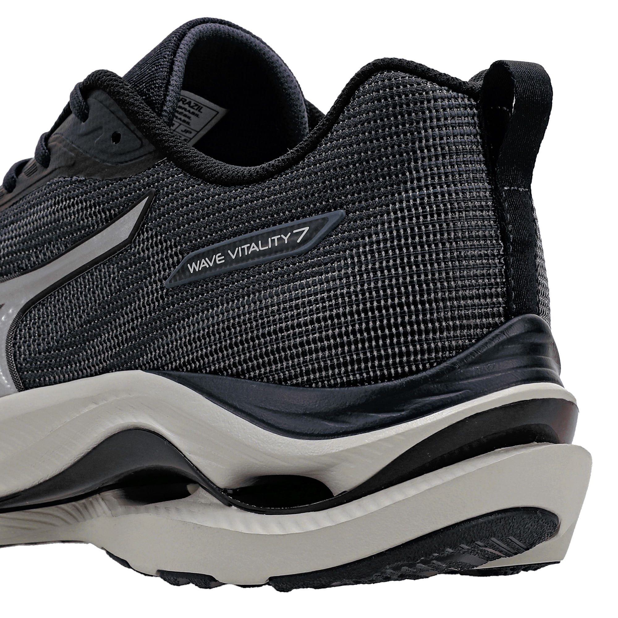 Tênis de Corrida Mizuno Wave Vitality 7 Masculino Preto 7